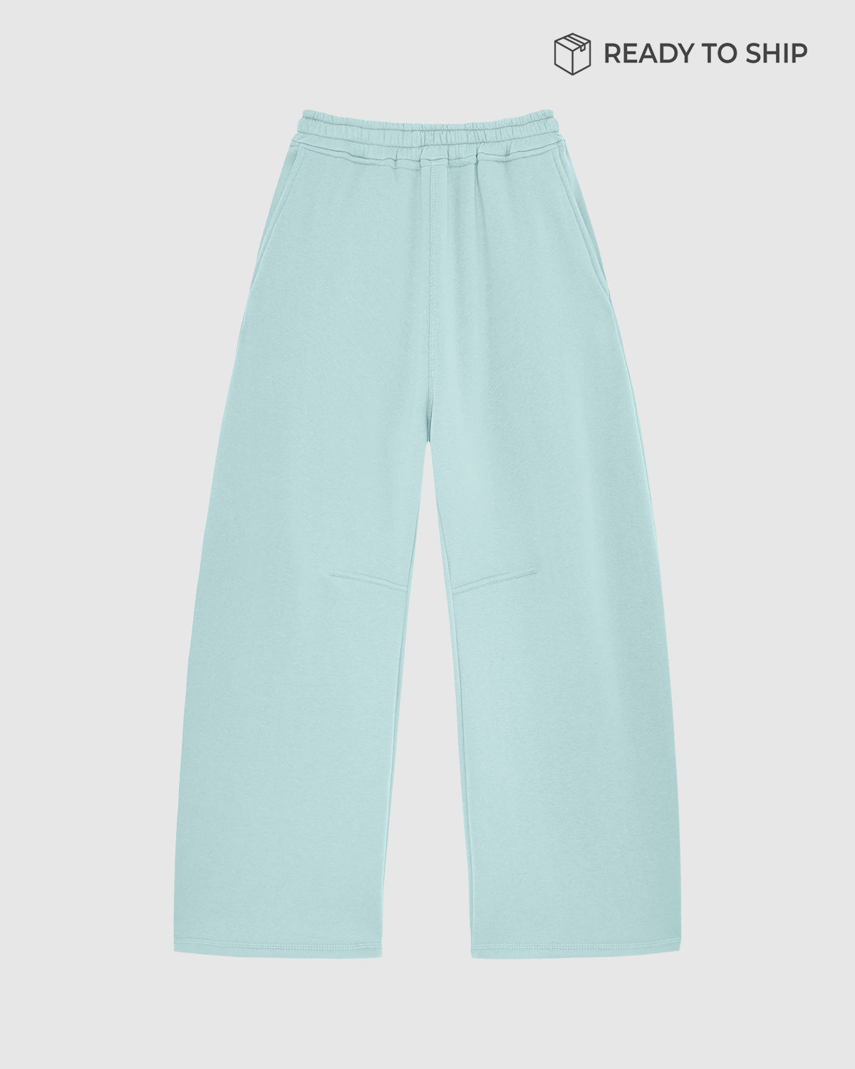 Pantaloni della tuta grigio ghiaccio Premium da 500 g/m²