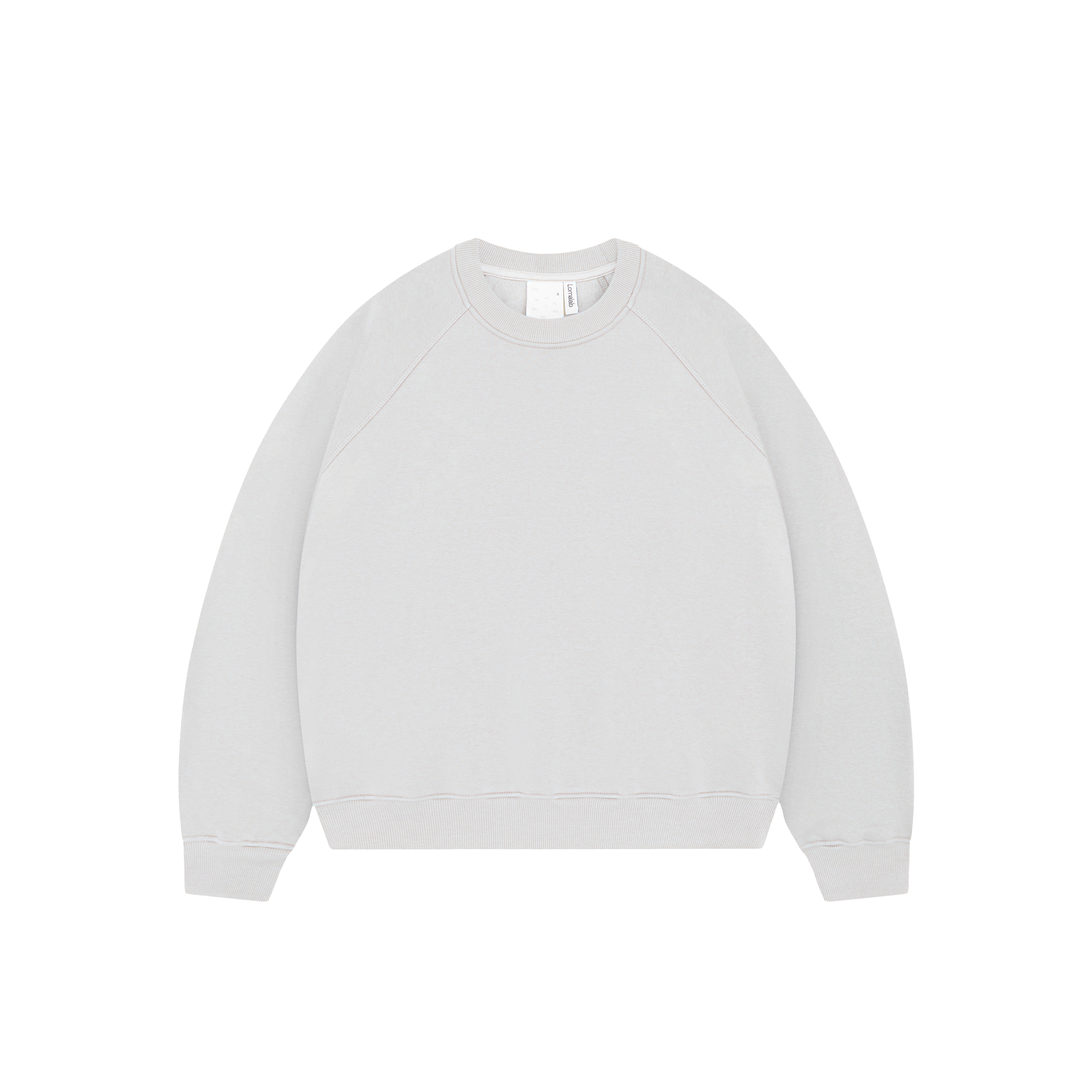 ALLTAGSTÜCH OPTISCH WEISS CREWNECK