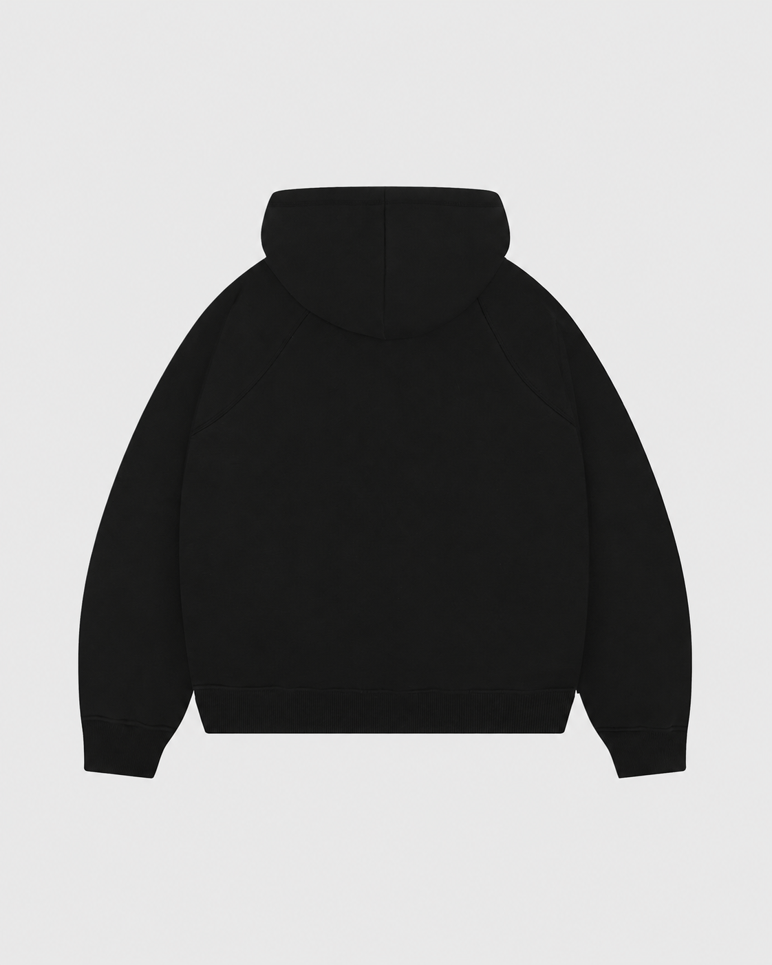 Premium 500gsm Jet Black Hoodie