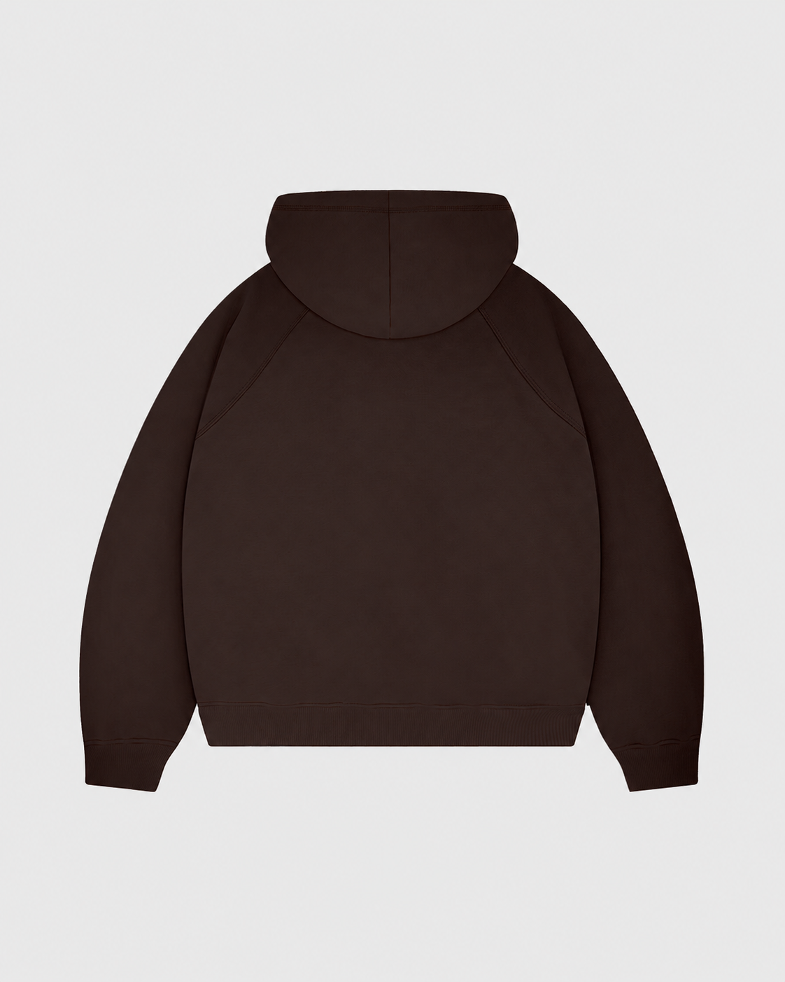 Premium 500gsm Mocha Brown Zip Hoodie