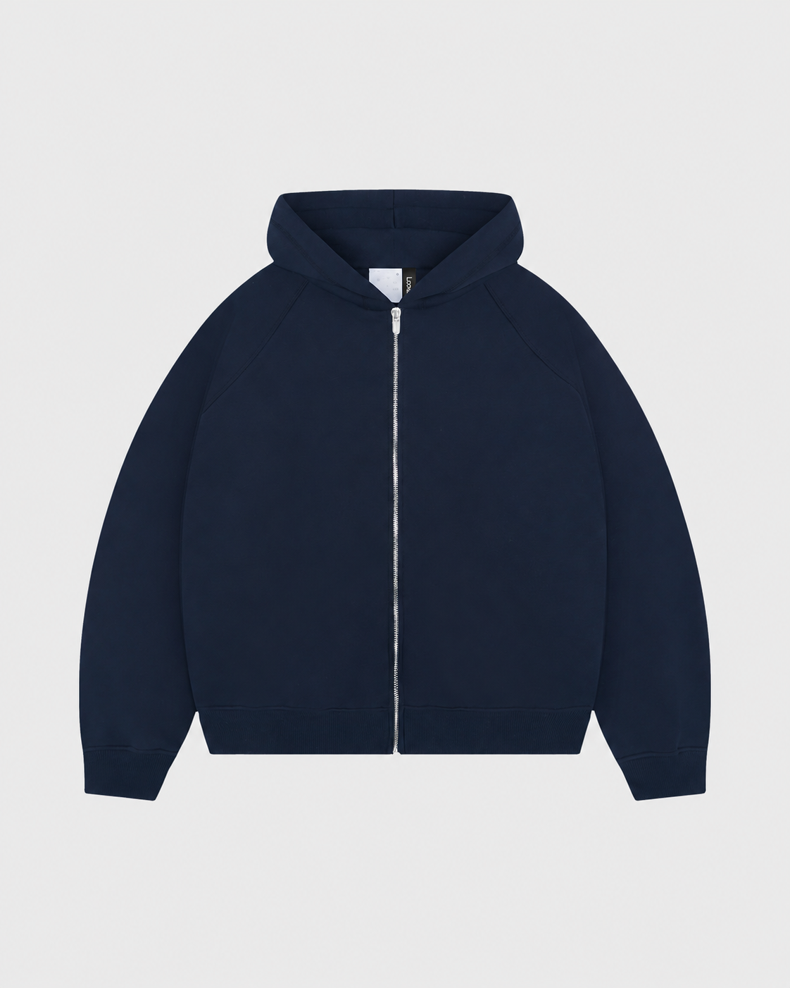 Premium 500gsm Navy Blue Zip Hoodie