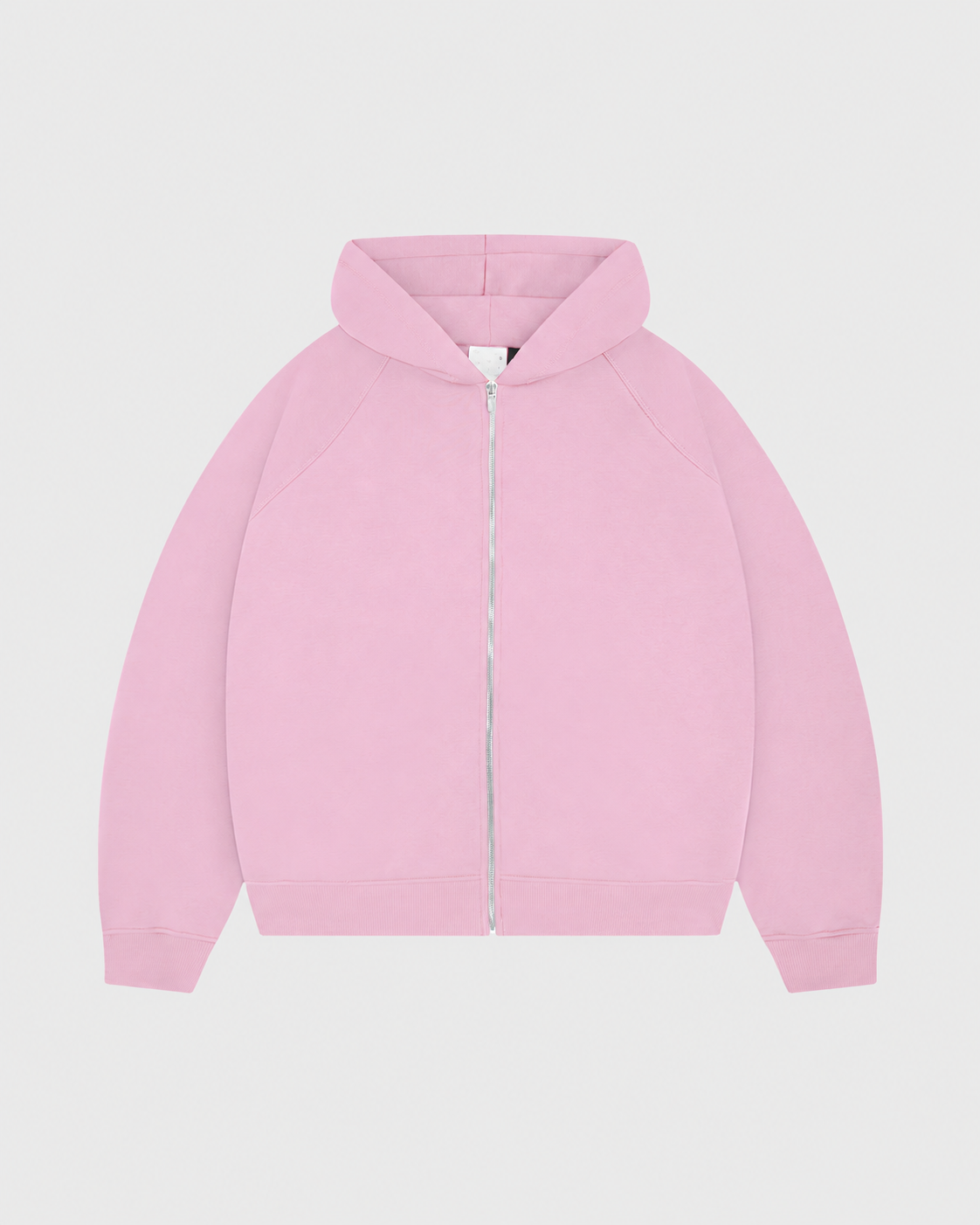 Premium 500gsm Baby Pink Zip Hoodie