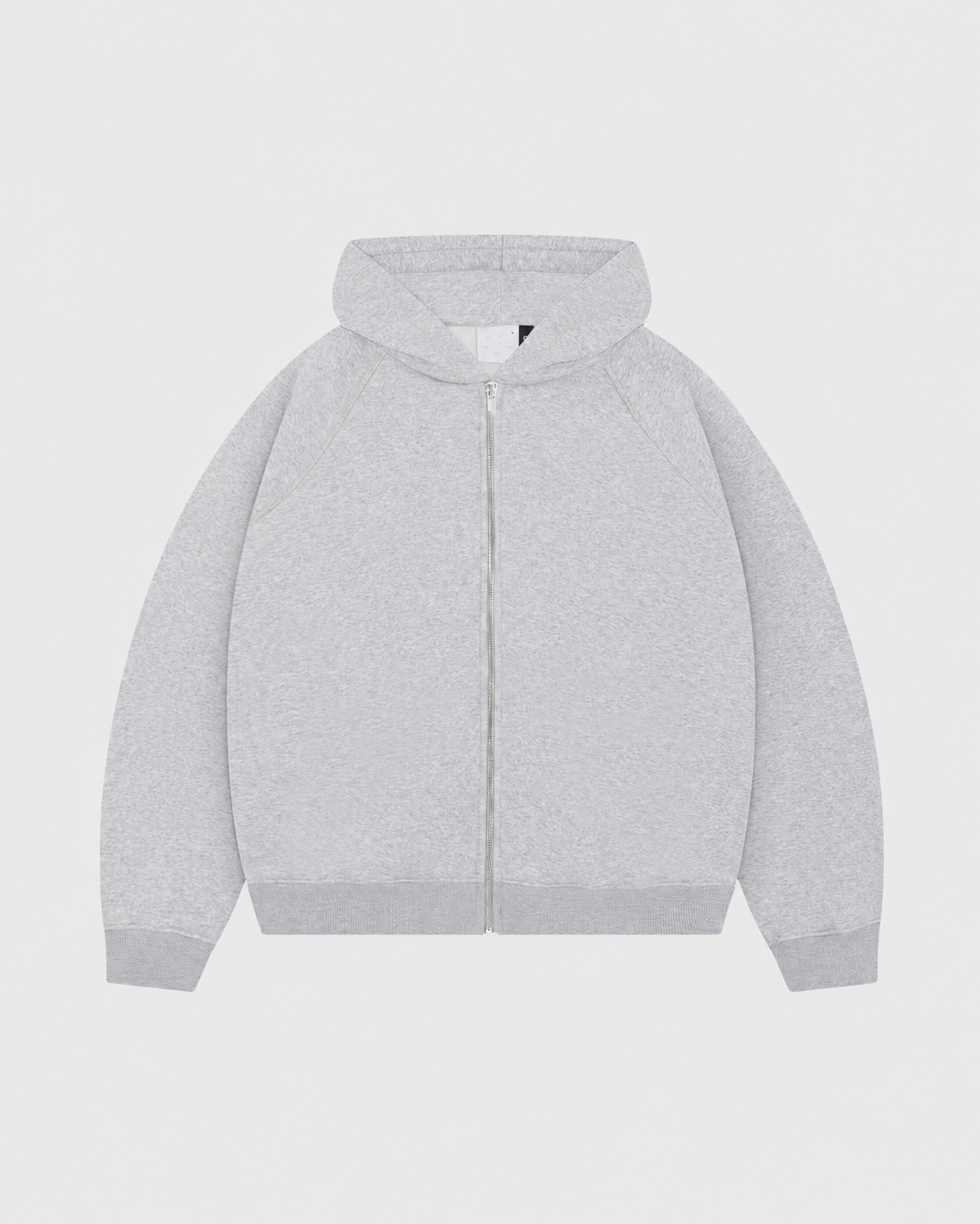 Premium 500gsm Gym Grey Zip Hoodie