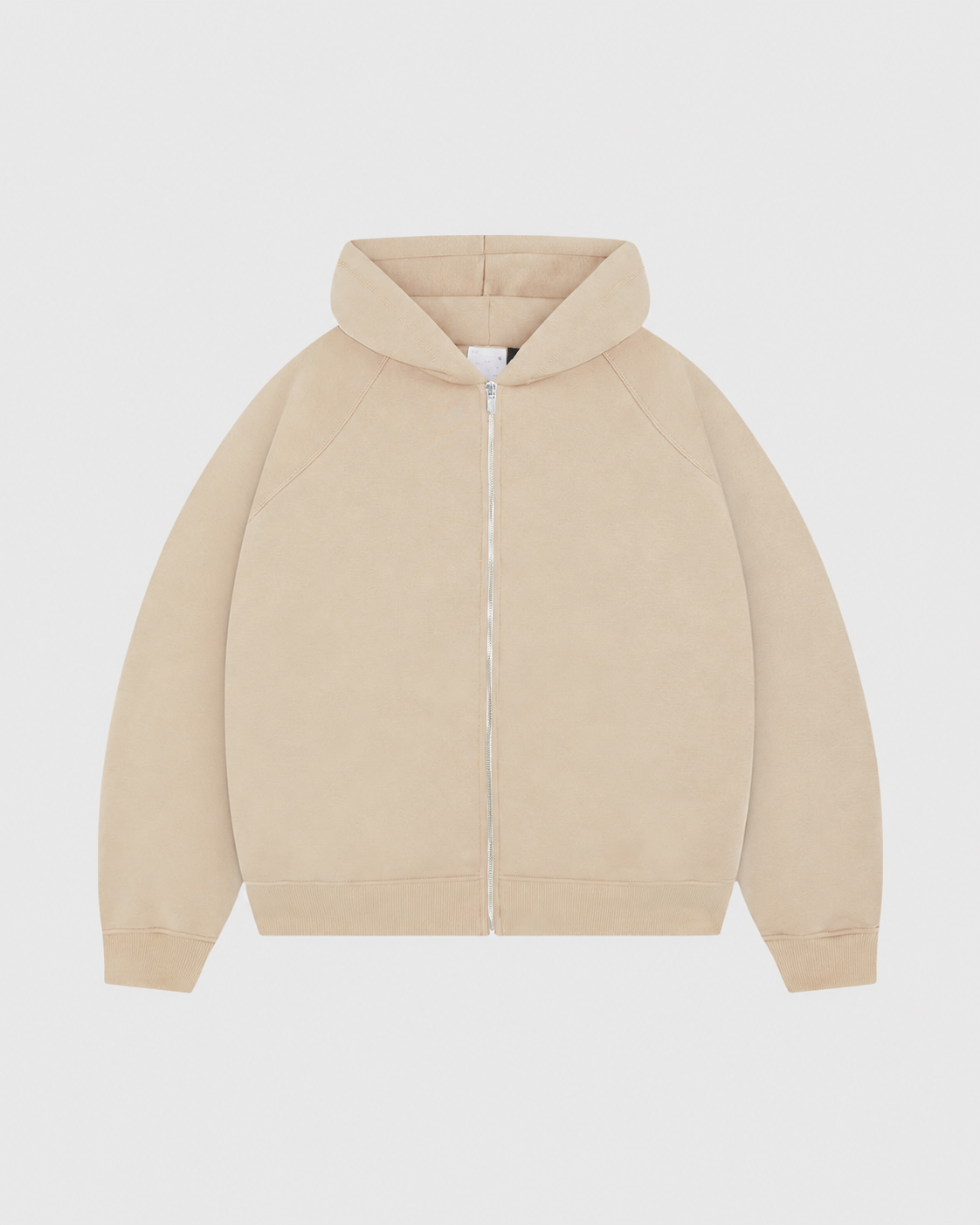 Premium 500gsm Soft Sand Zip Hoodie