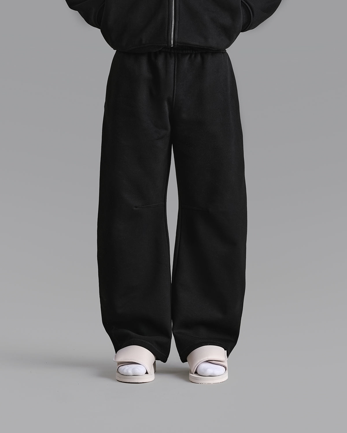 Premium 500gsm Jet Black Sweatpants