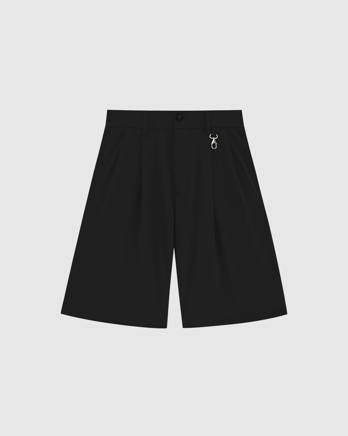 Jet Black Everyday Pleated Jorts