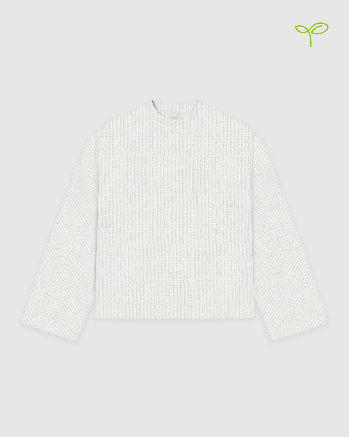 Waffle Off White Longsleeve Tee