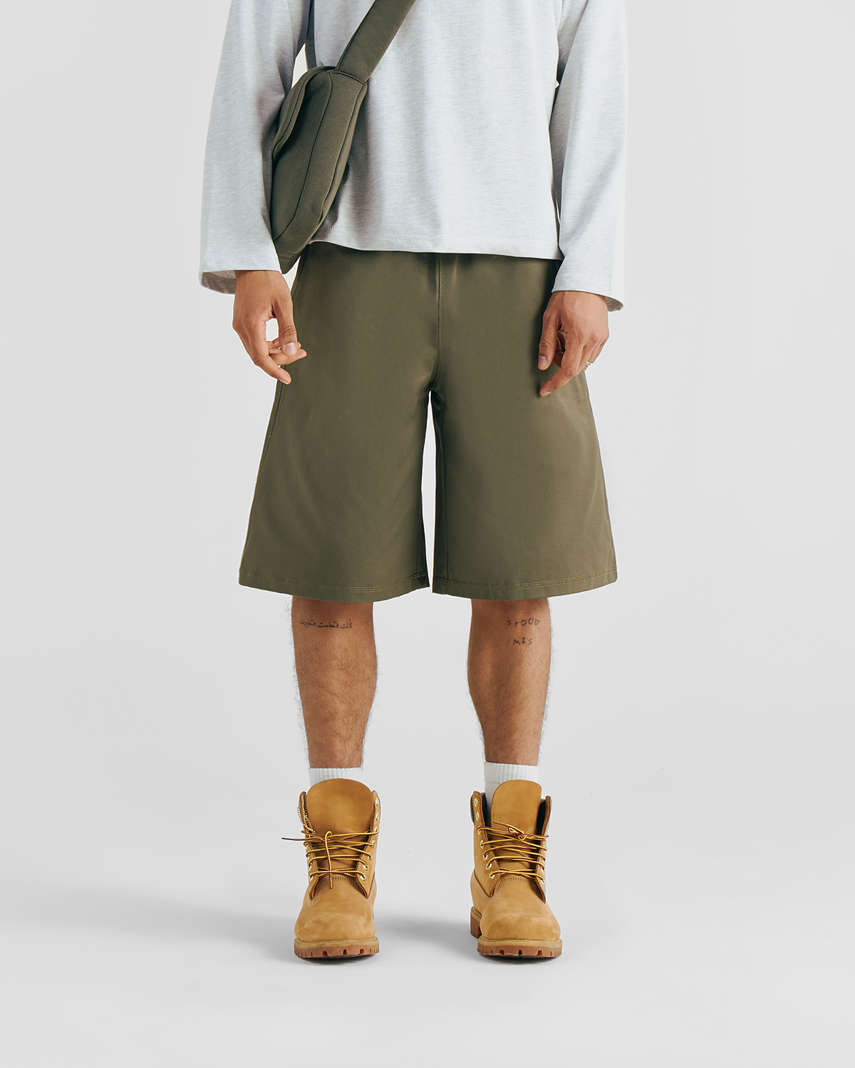 Pantaloni cargo verde militare per tutti i giorni