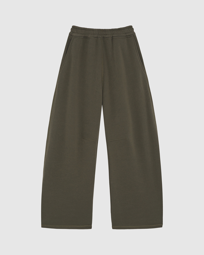 Premium 500gsm Military Green Sweatpants