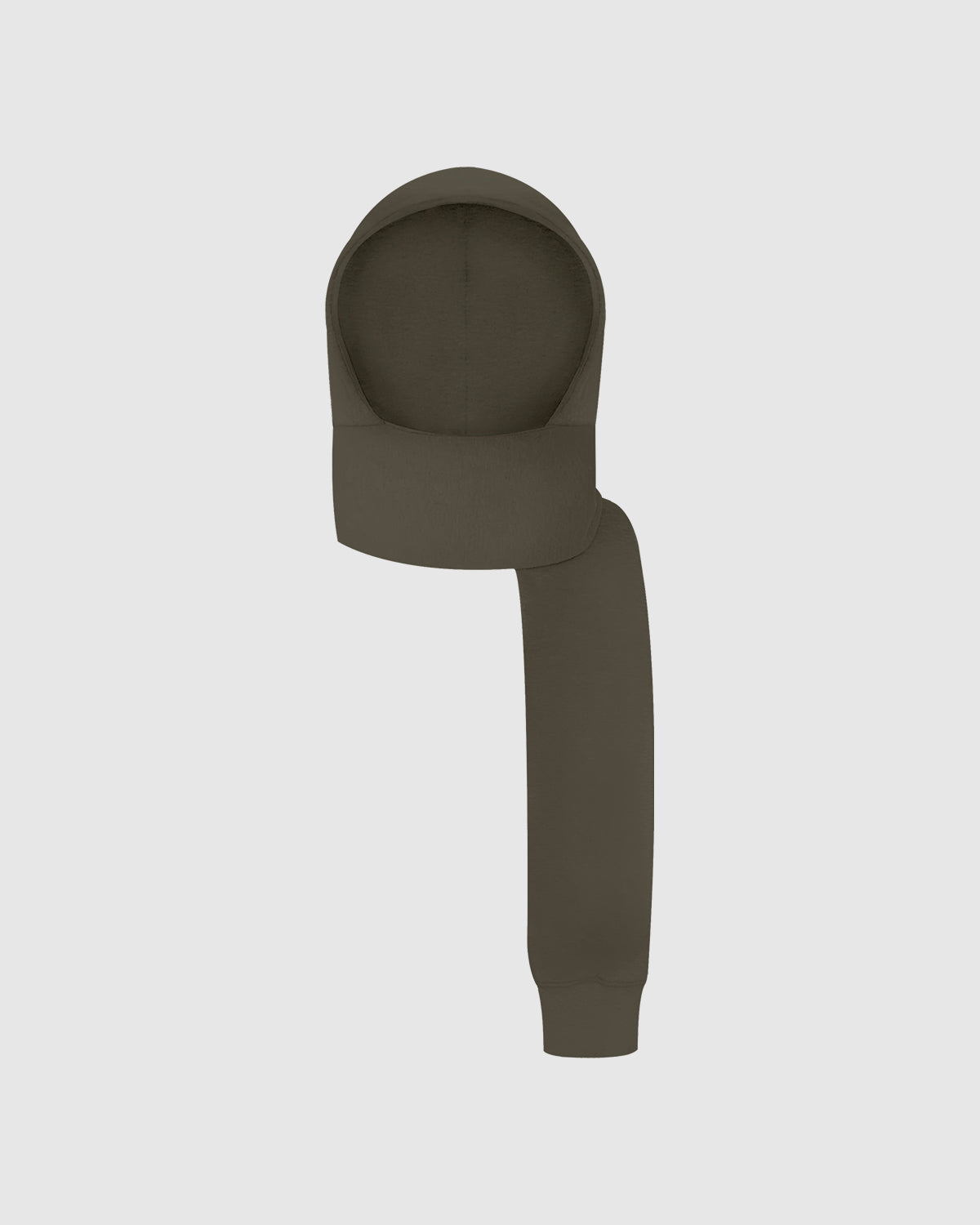 Military Green Upcycled Hoodscarf