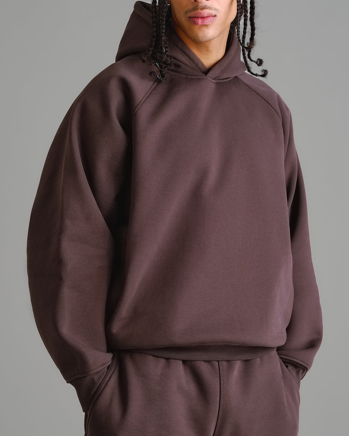 Premium 500gsm Mocha Brown Hoodie