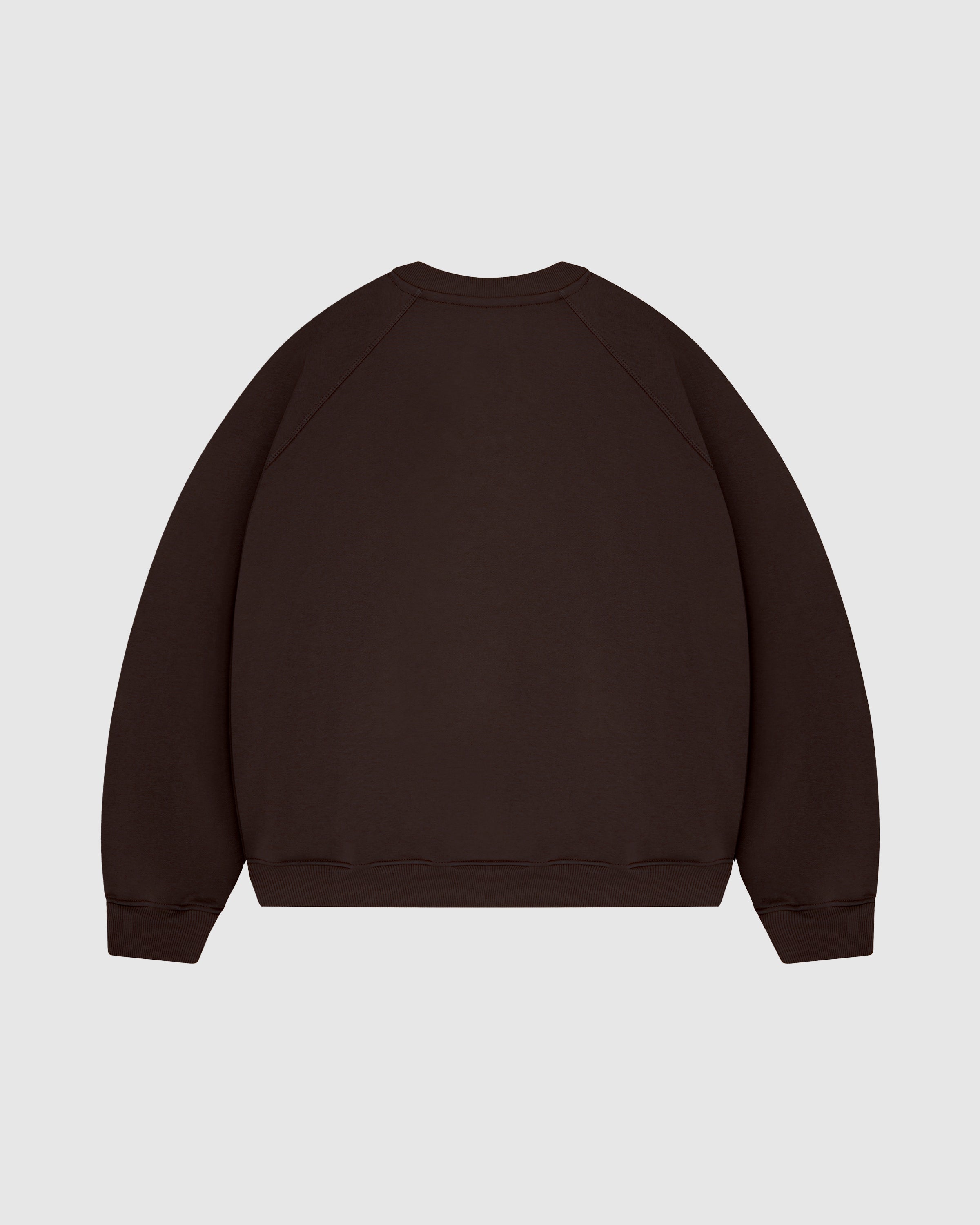 EVERYDAY MOCHA BROWN CREWNECK