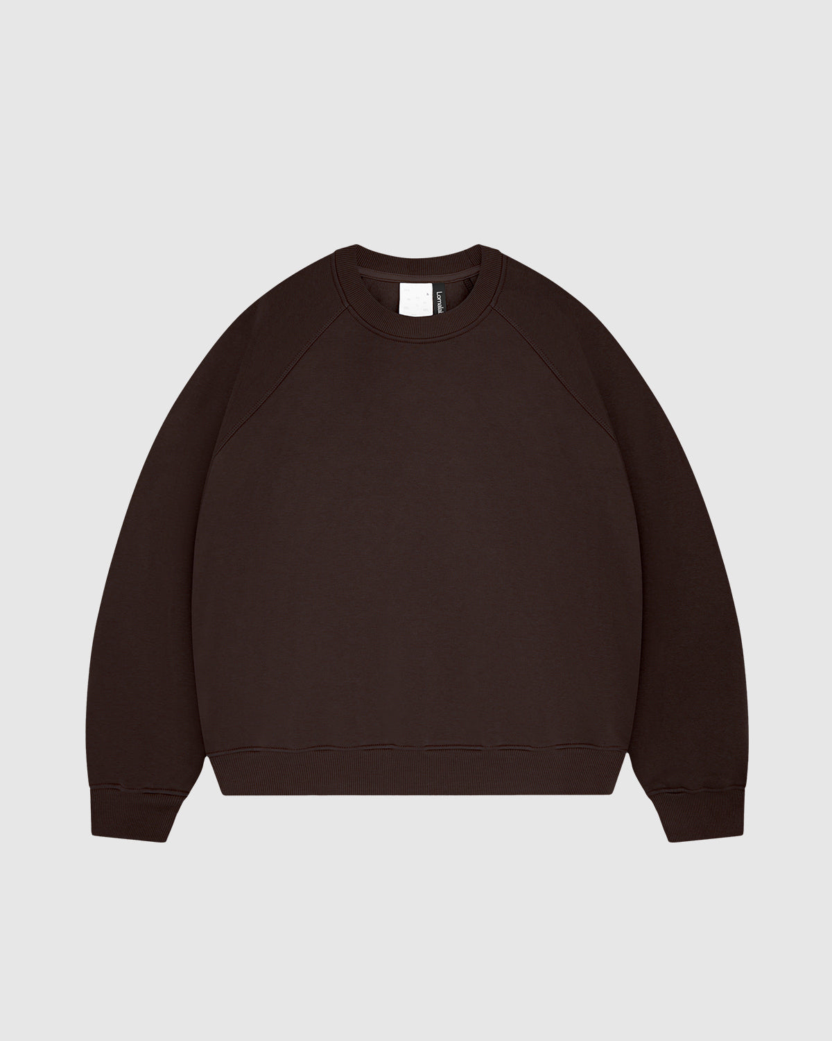 Premium 500gsm Mocha Brown Crewneck