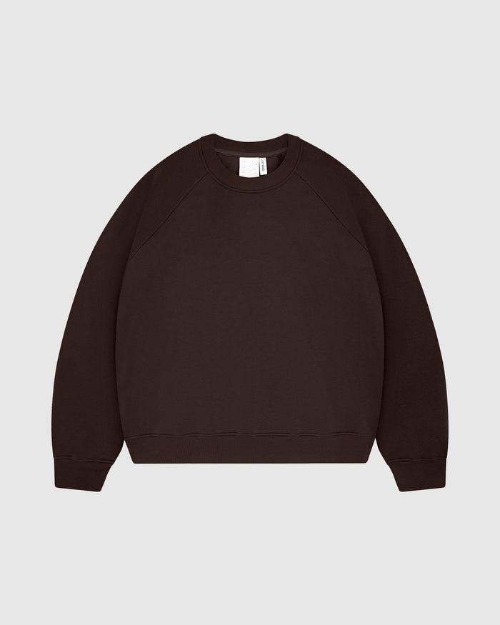 EVERYDAY MOCHA BROWN CREWNECK