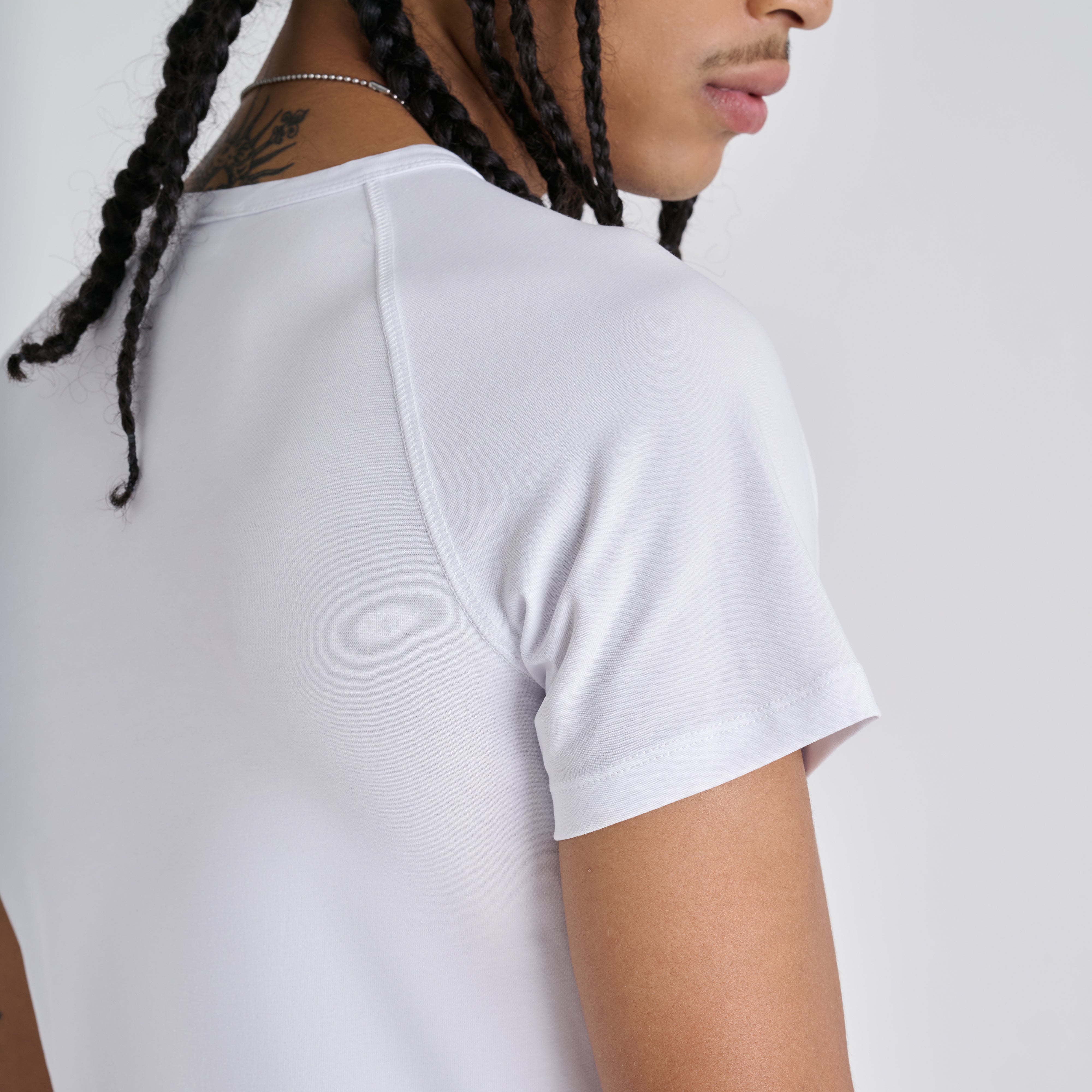 Fitted tee - Optical White