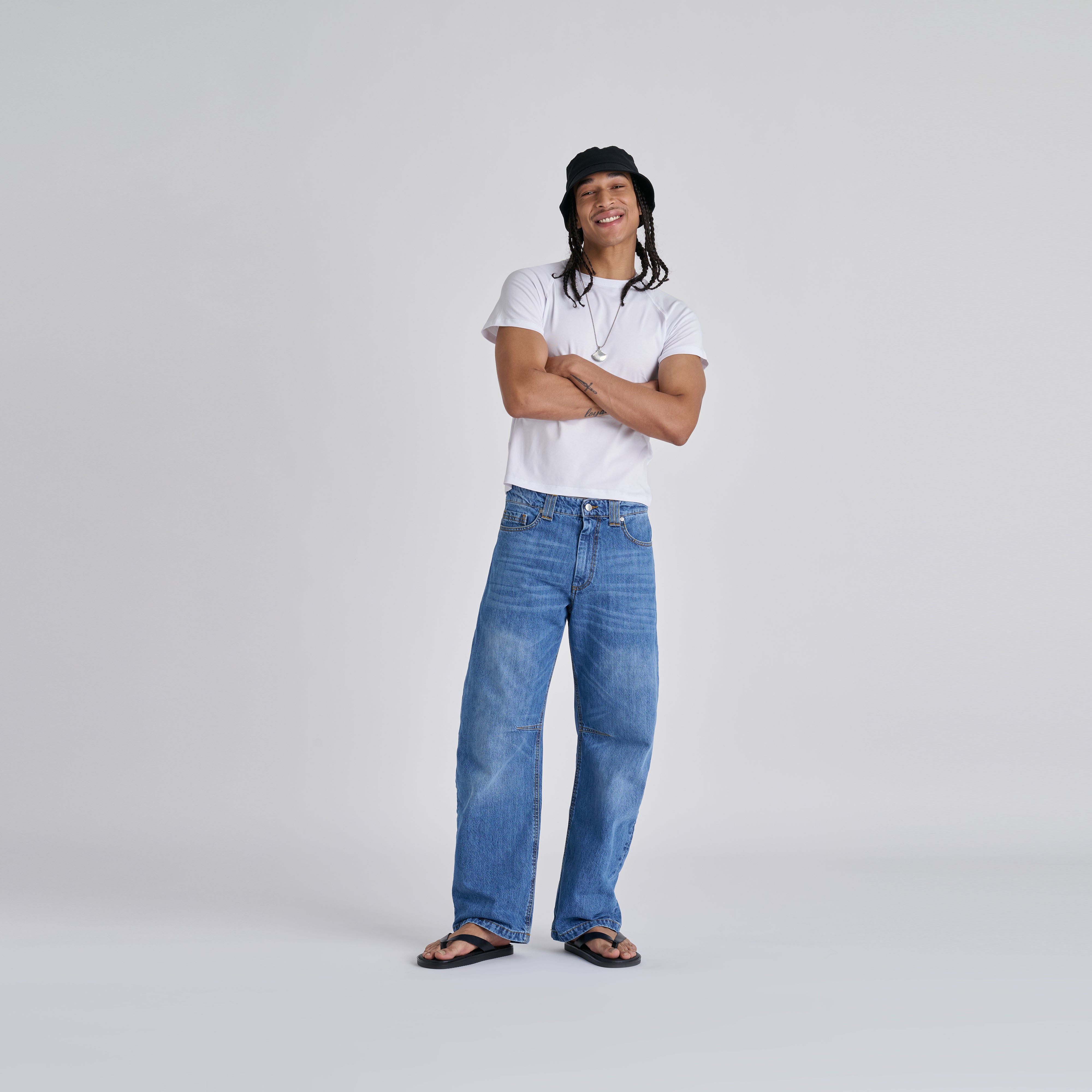 Fitted tee - Optical White