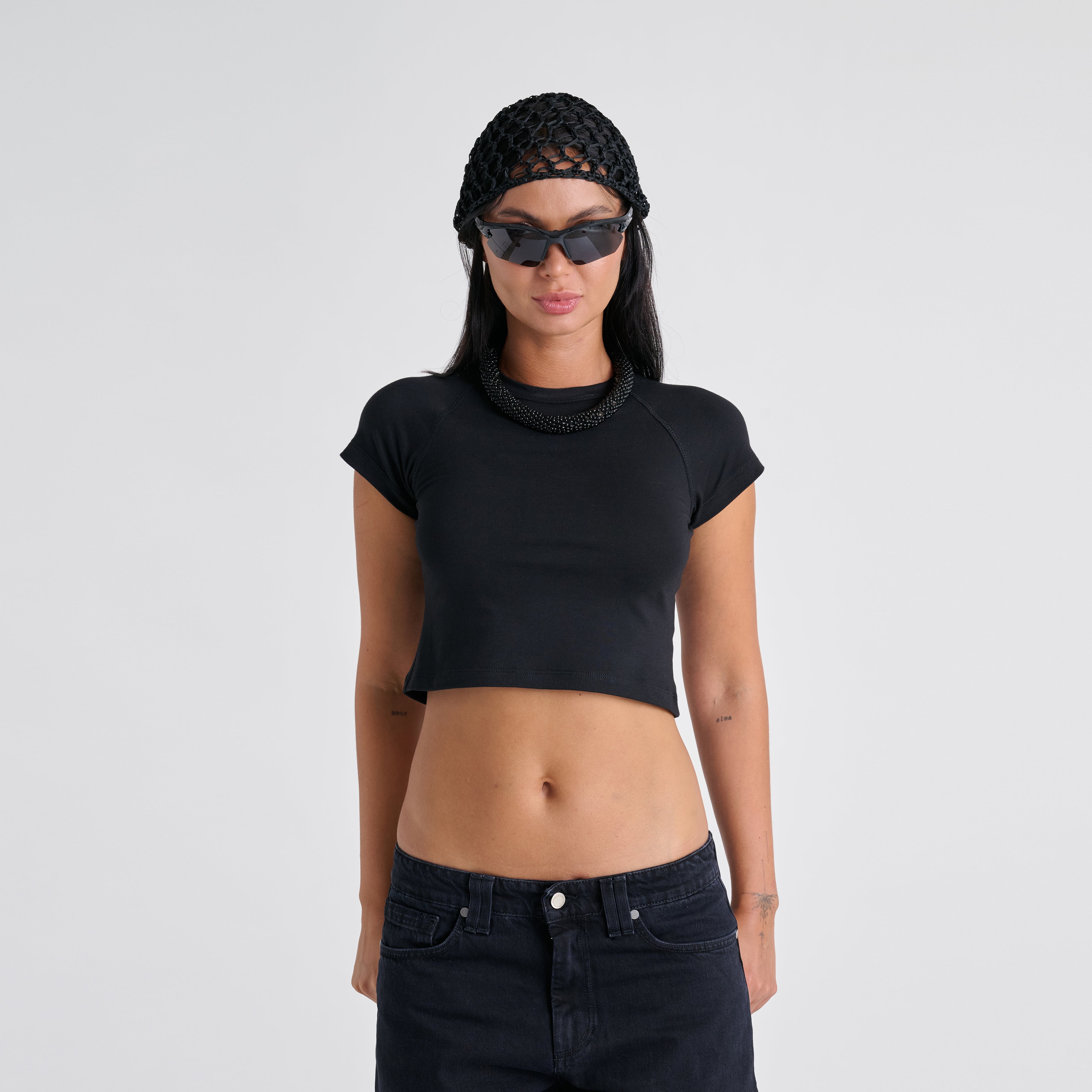 Baby Tee - Jet Black
