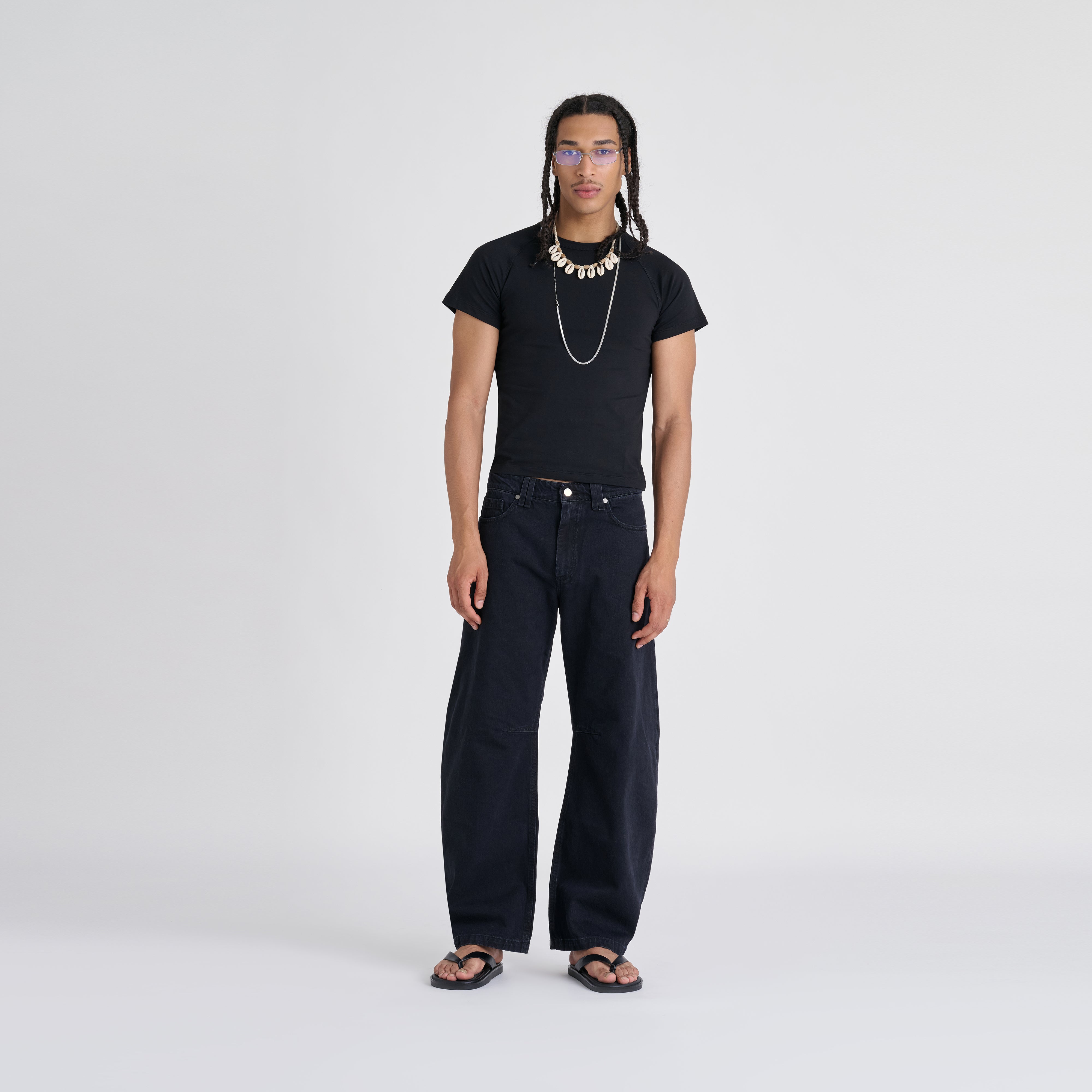 Fitted Tee - Jet Black