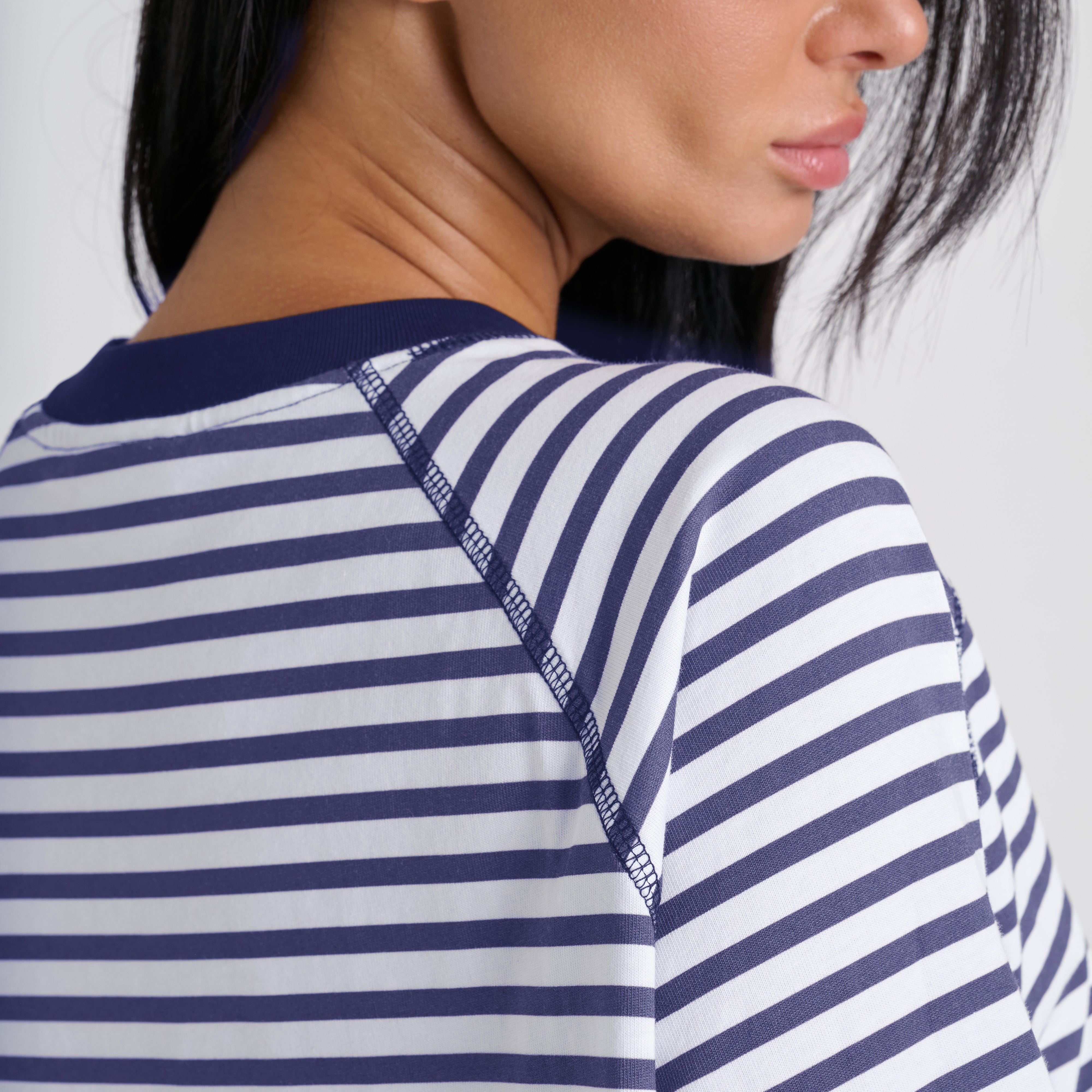 Stripes Longsleeve - Blue Navy
