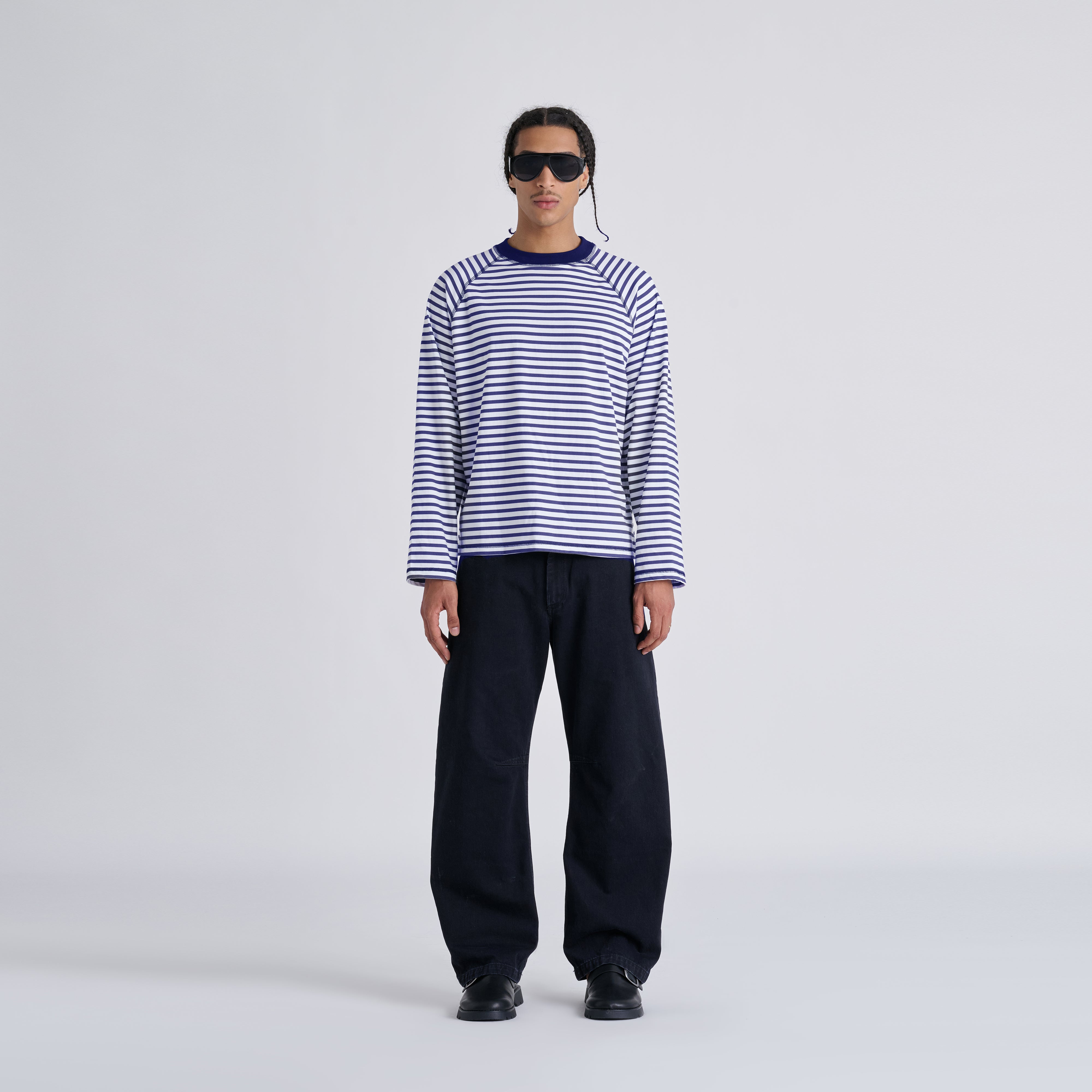 Stripes Longsleeve - Blue Navy
