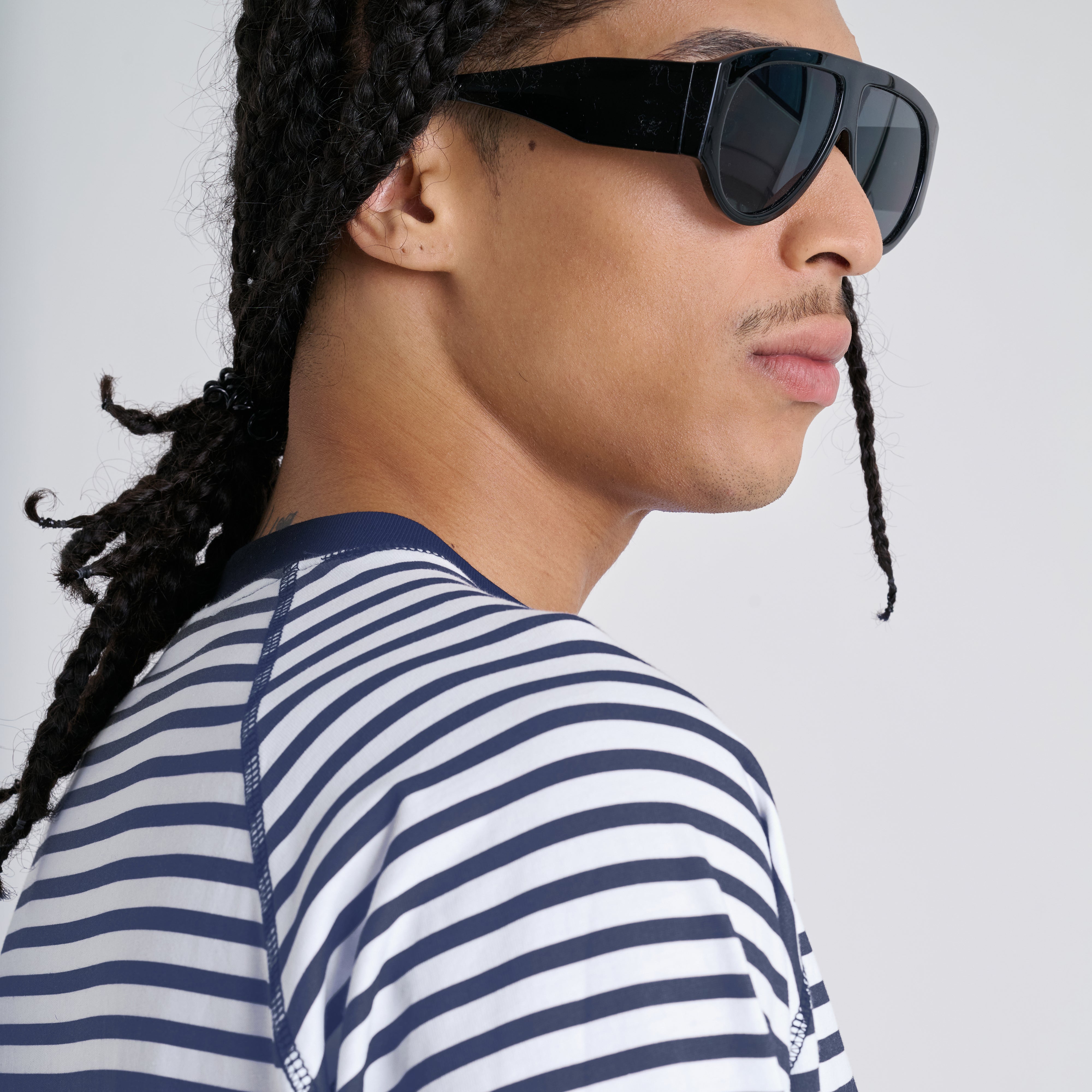 Stripes Longsleeve - Blue Navy