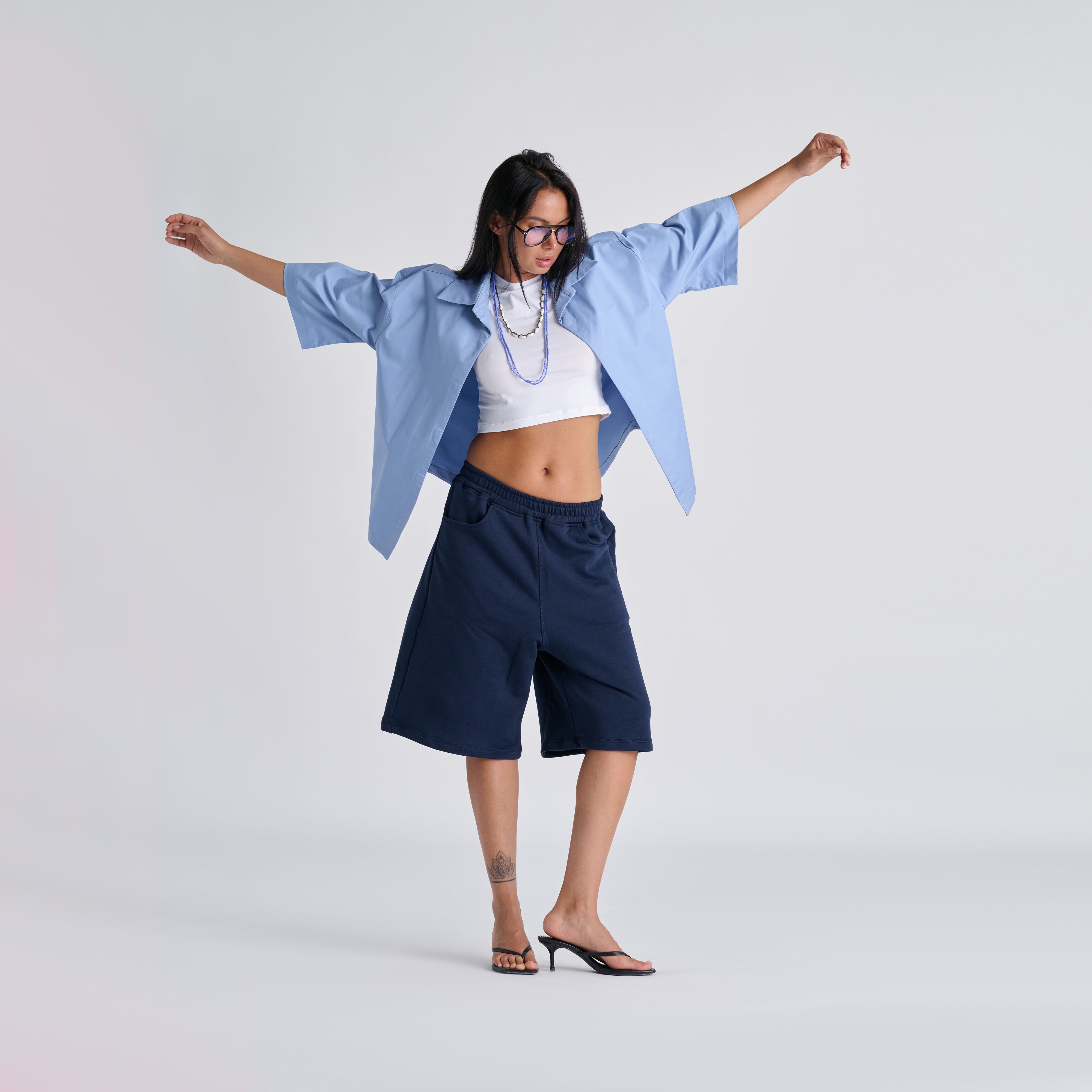Everyday Cozy Shorts - Blue Navy