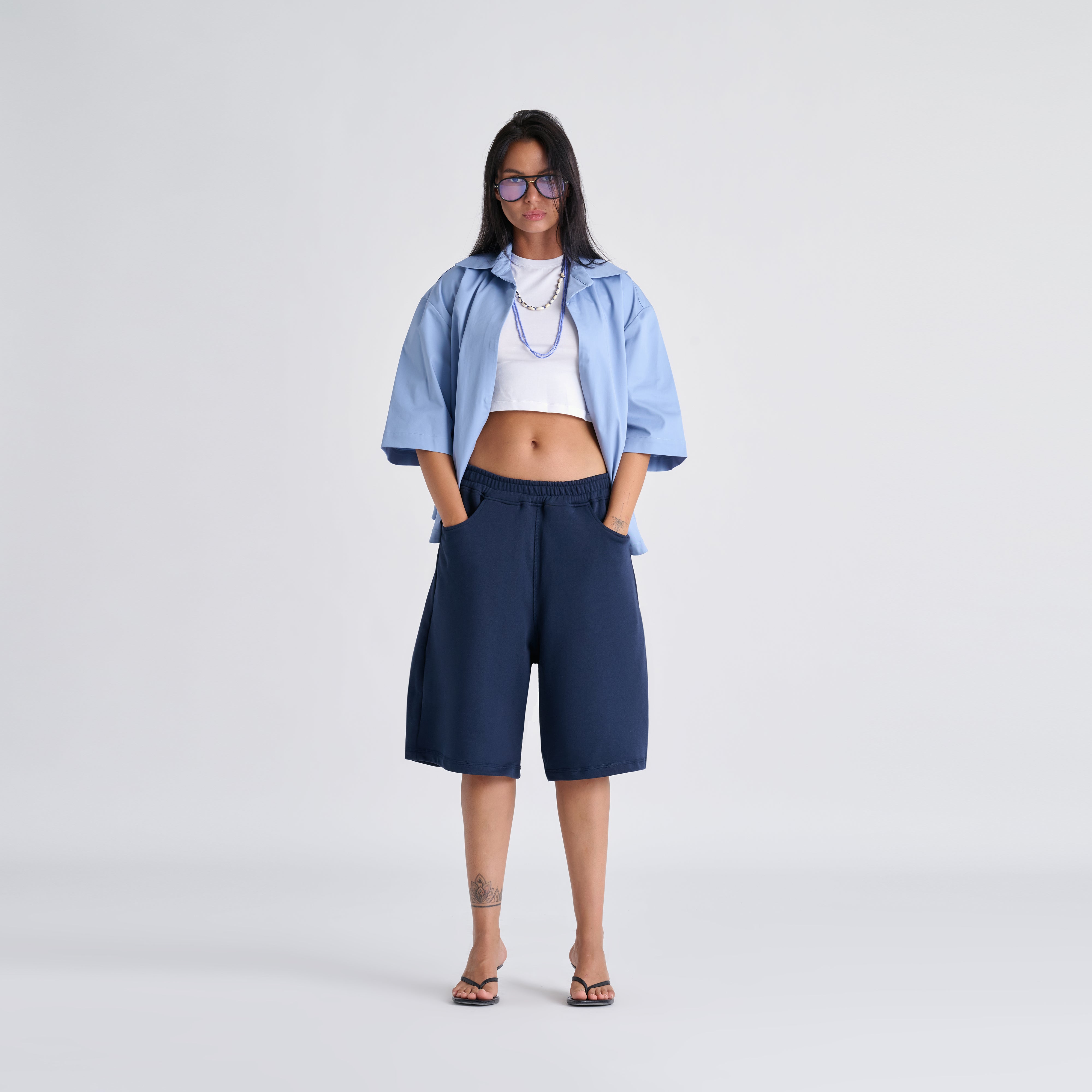 Everyday Cozy Shorts - Blue Navy