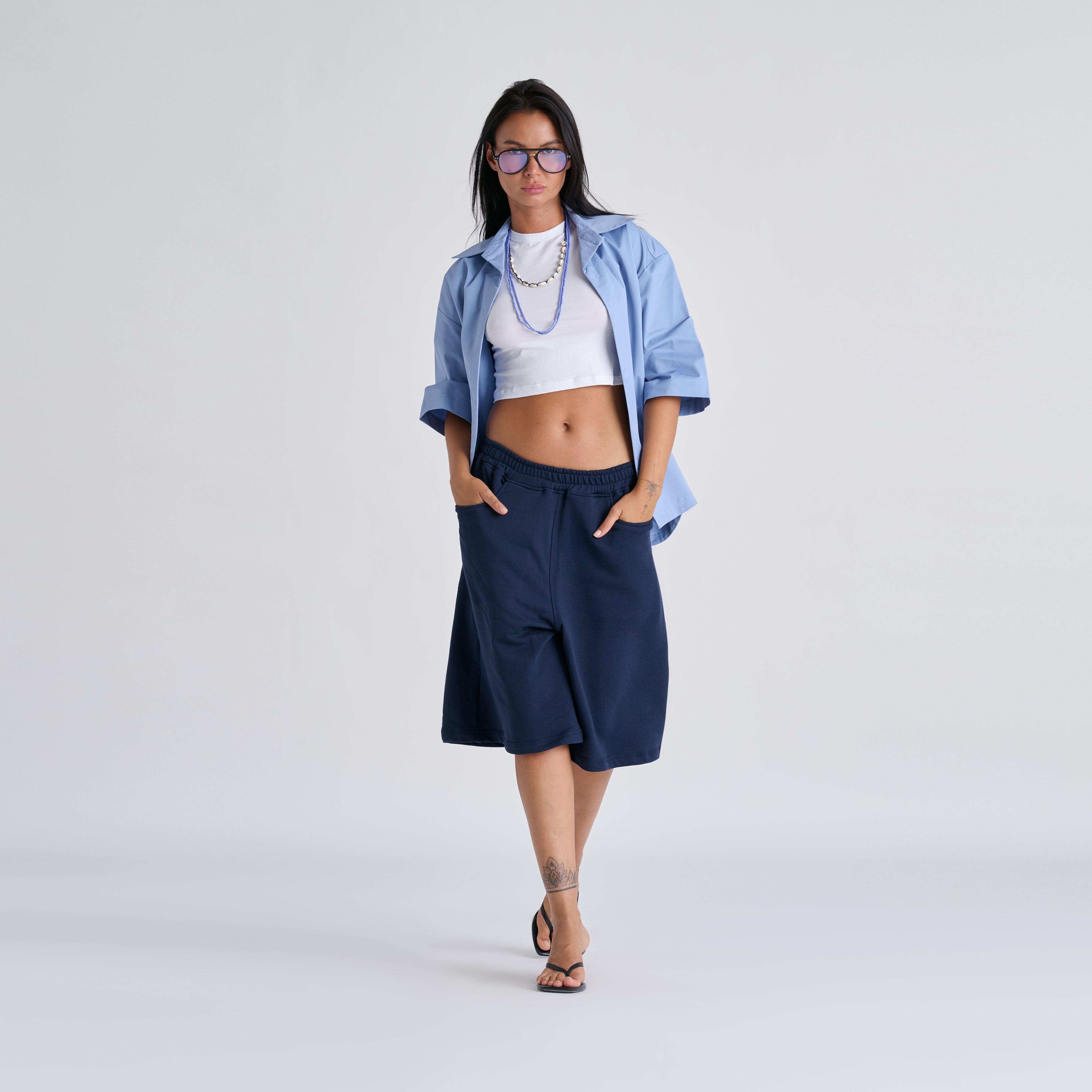 Everyday Cozy Shorts - Blue Navy