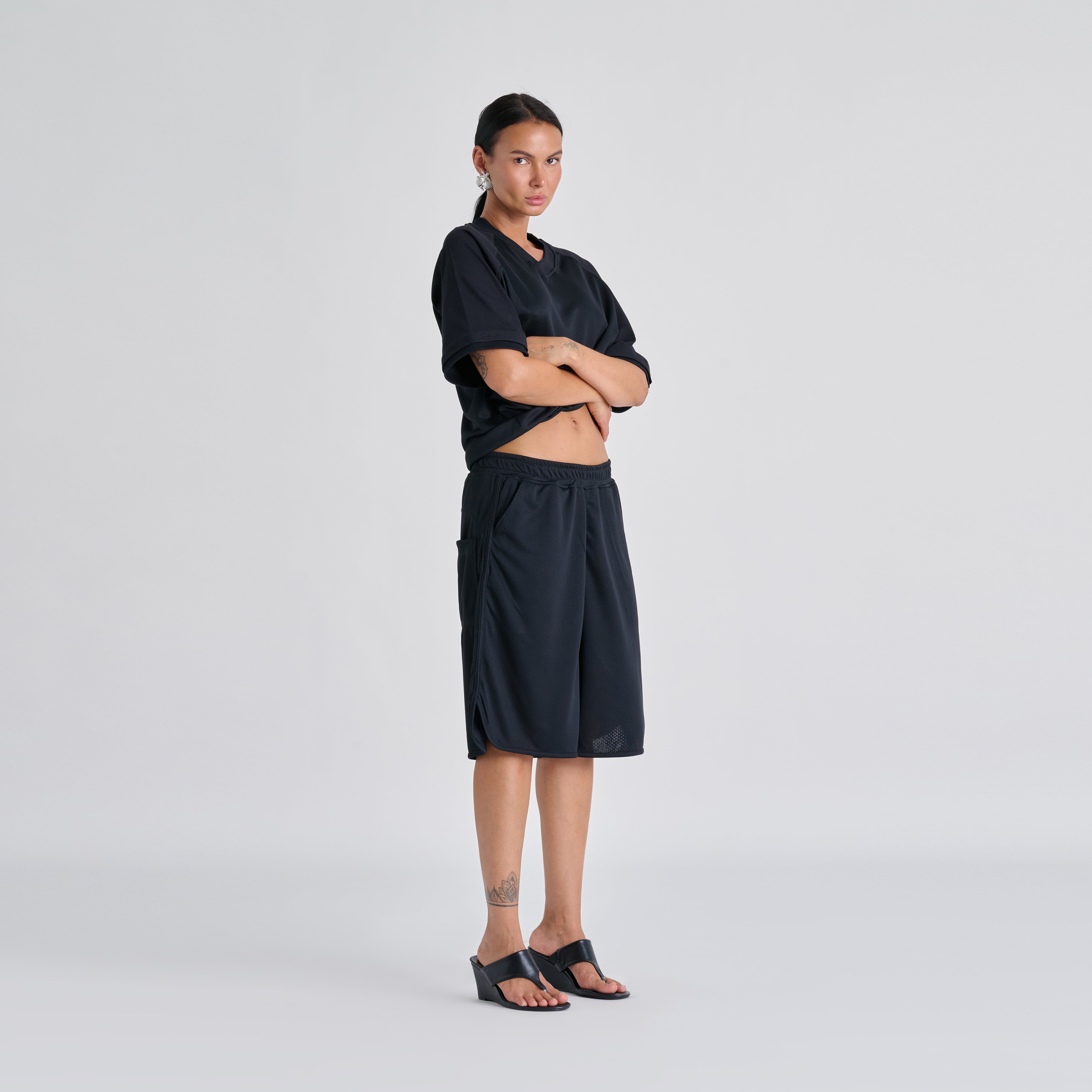 Mesh Shorts - Jet Black