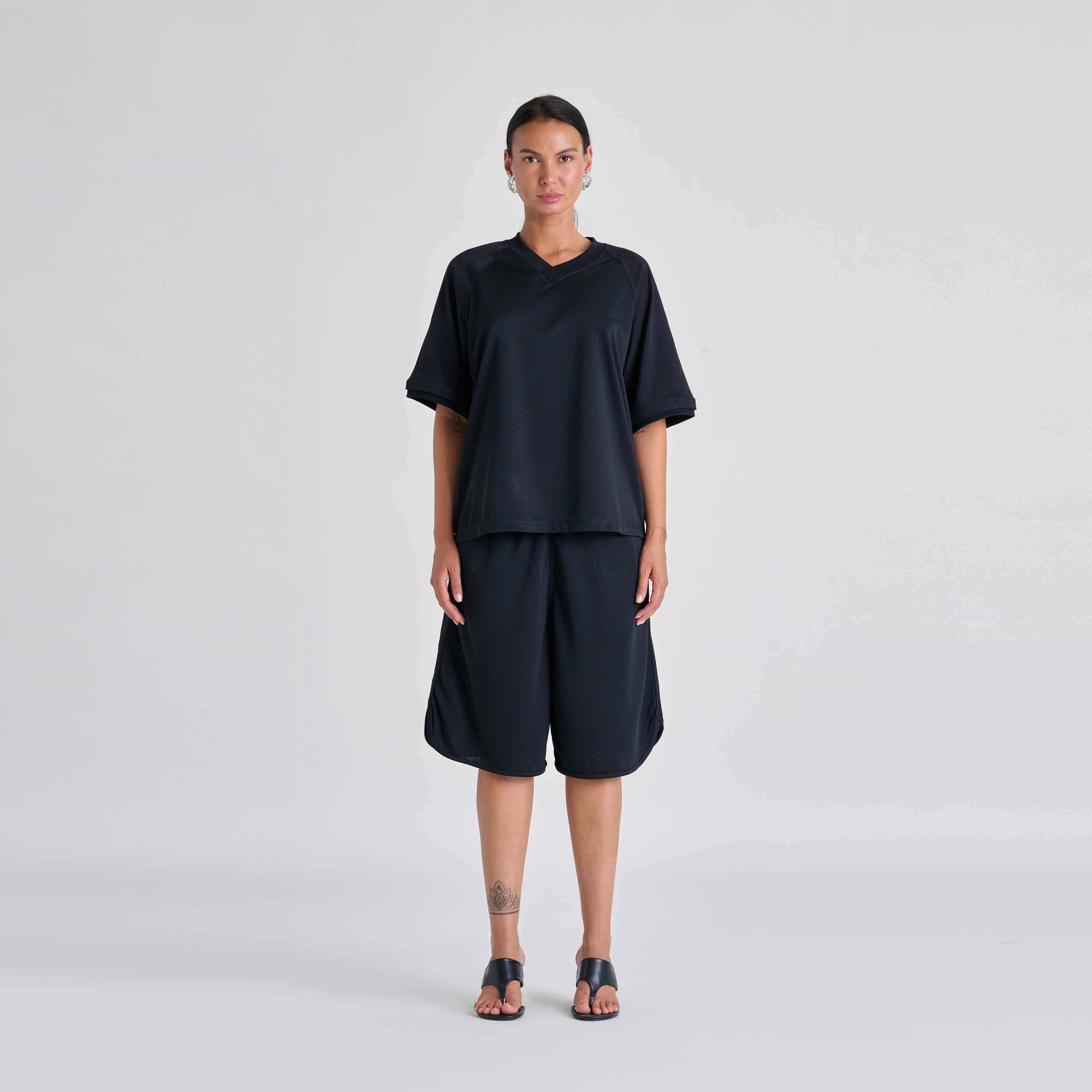Mesh Shorts - Jet Black