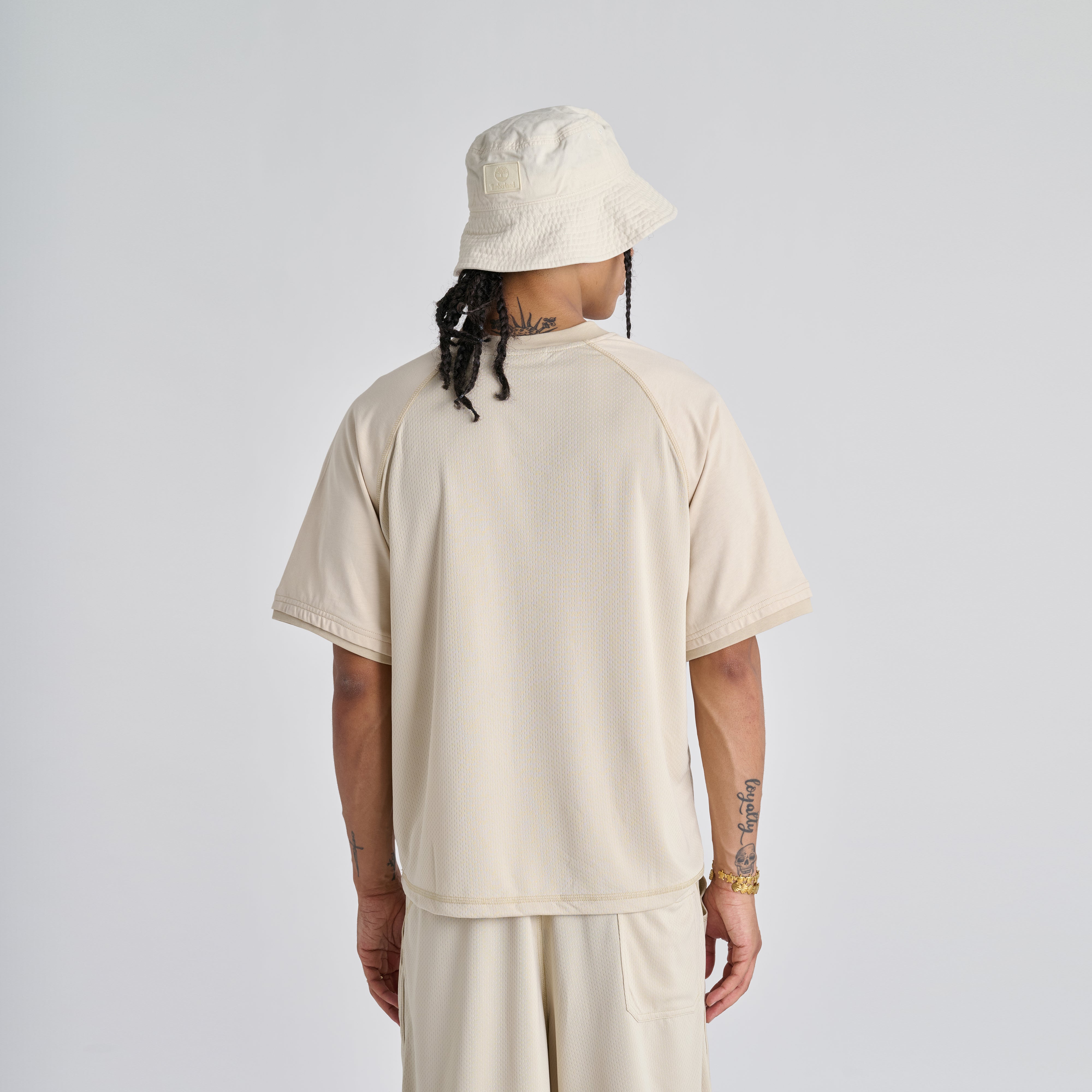 Mesh tee - Soft Sand