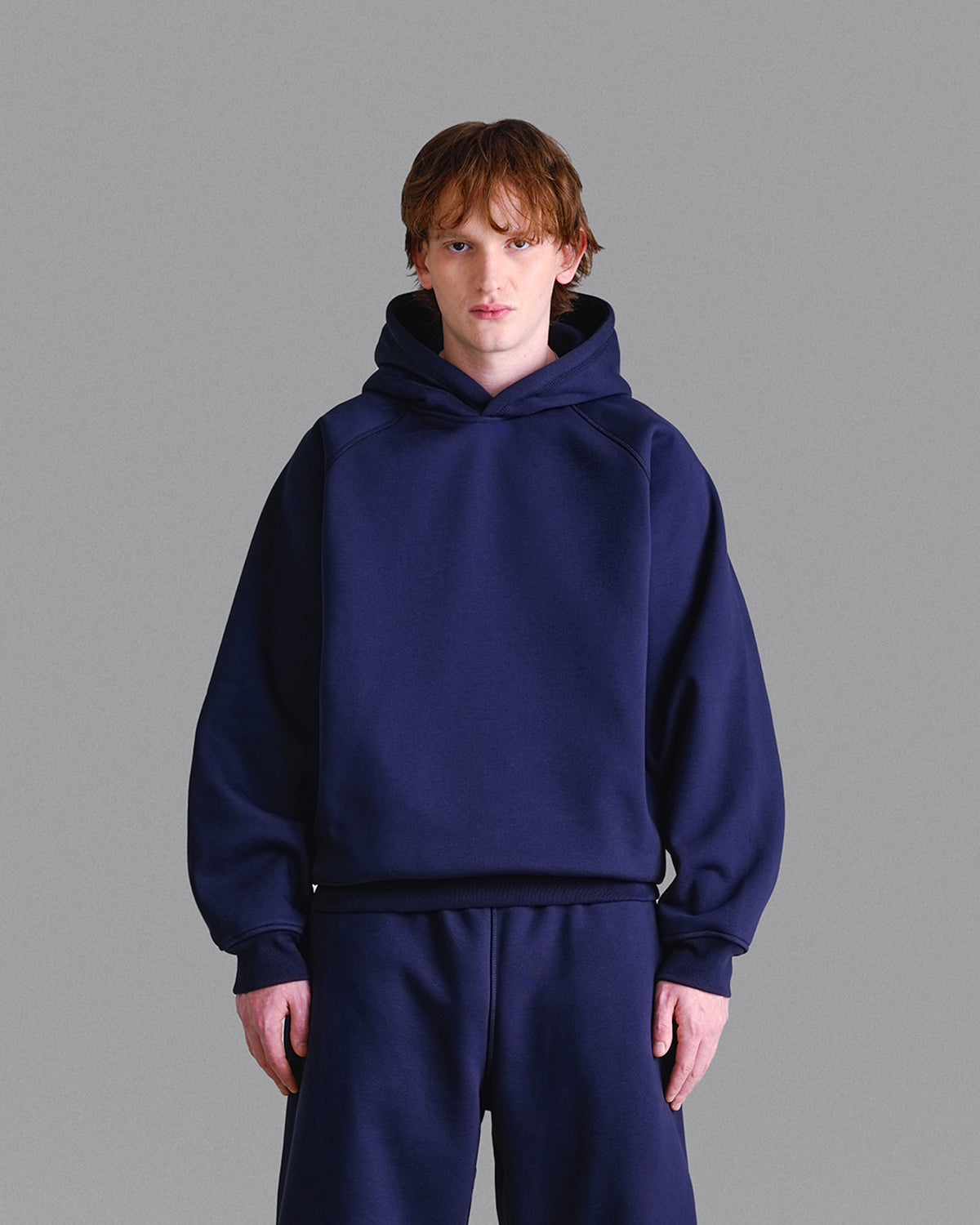 Premium 500gsm Navy Blue Hoodie