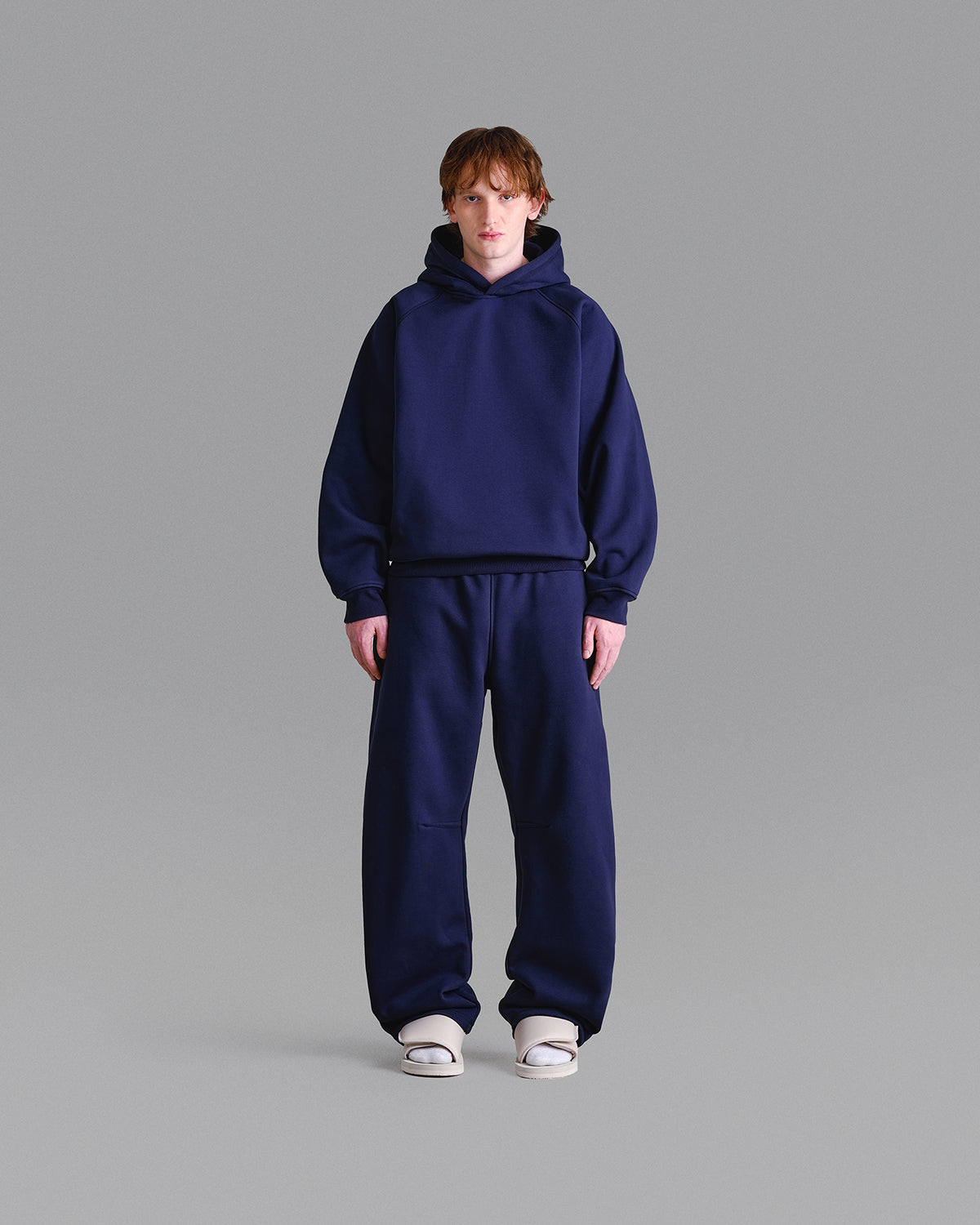 Premium 500gsm Navy Blue Hoodie