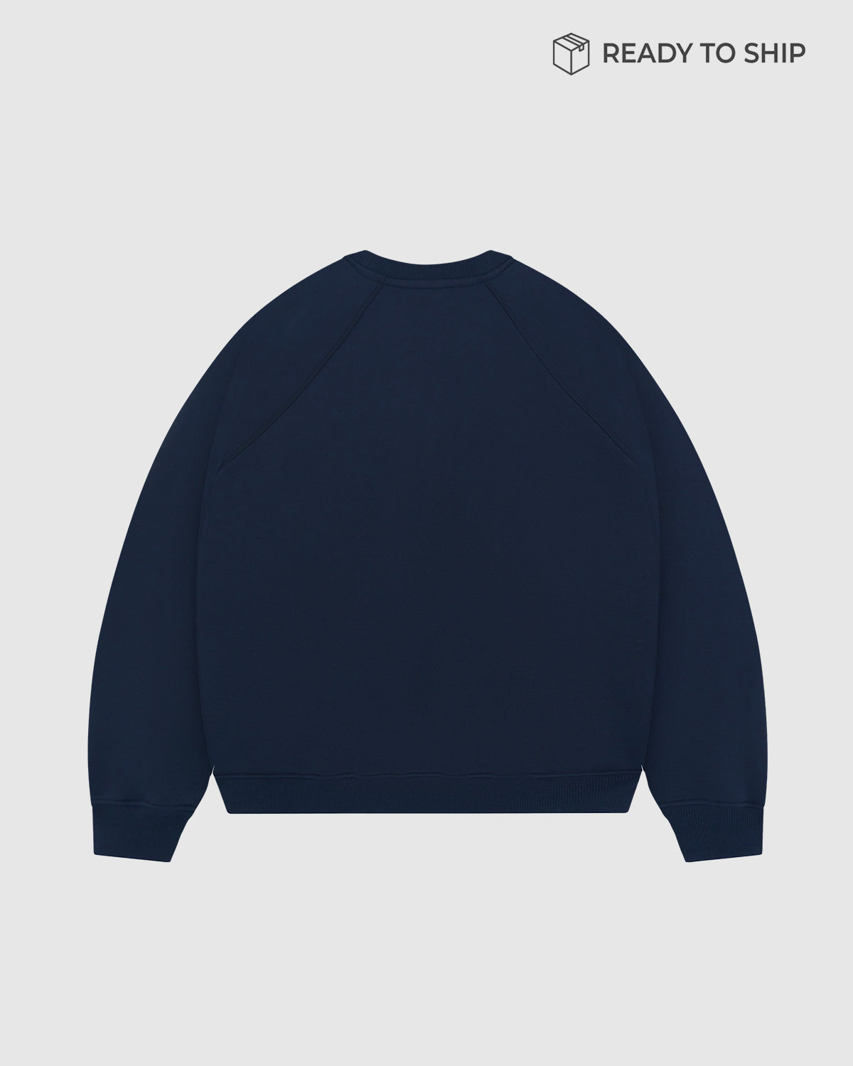 Premium 500gsm Navy Blue Crewneck