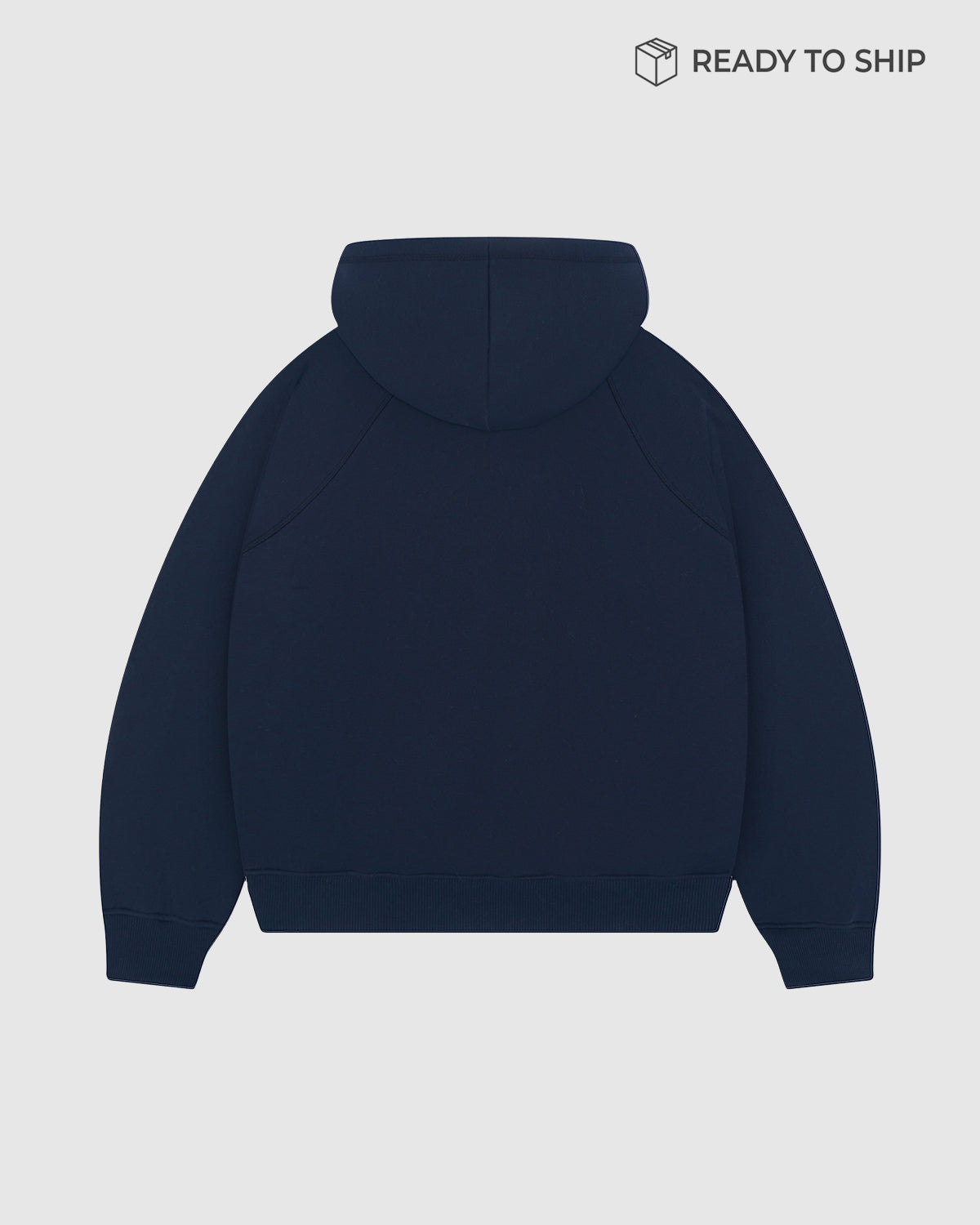 Premium 500gsm Navy Blue Hoodie