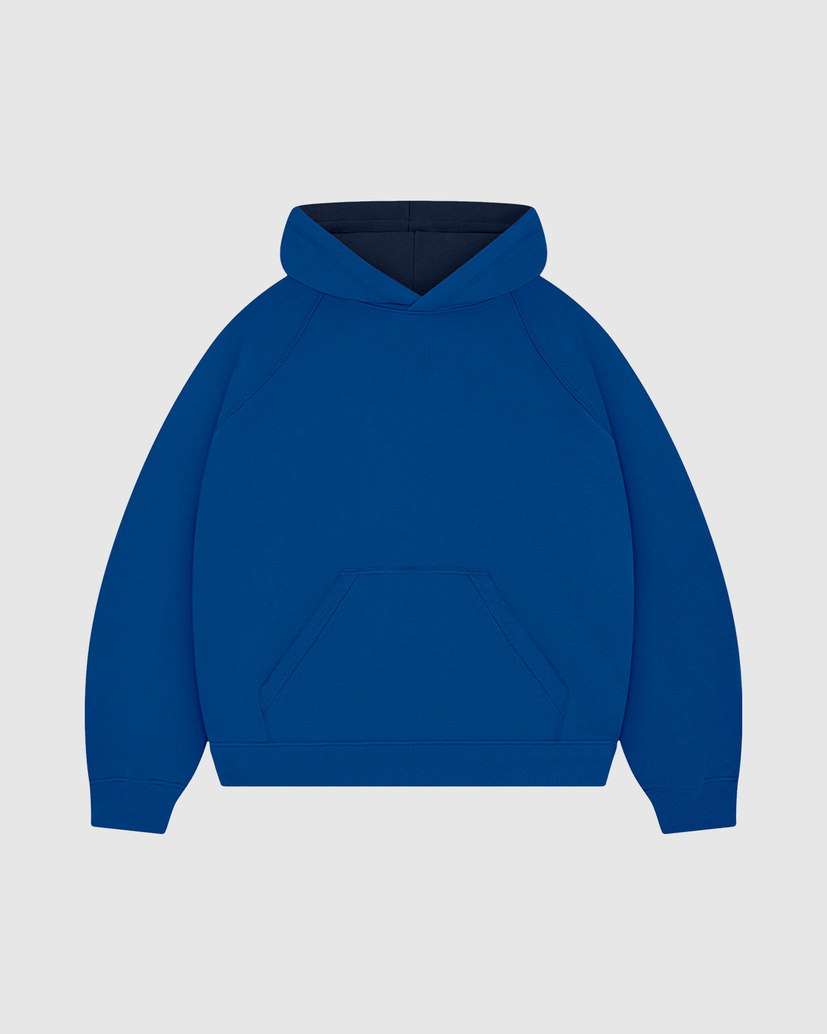 Navy Blue & Royal Blue Double Face Hoodie