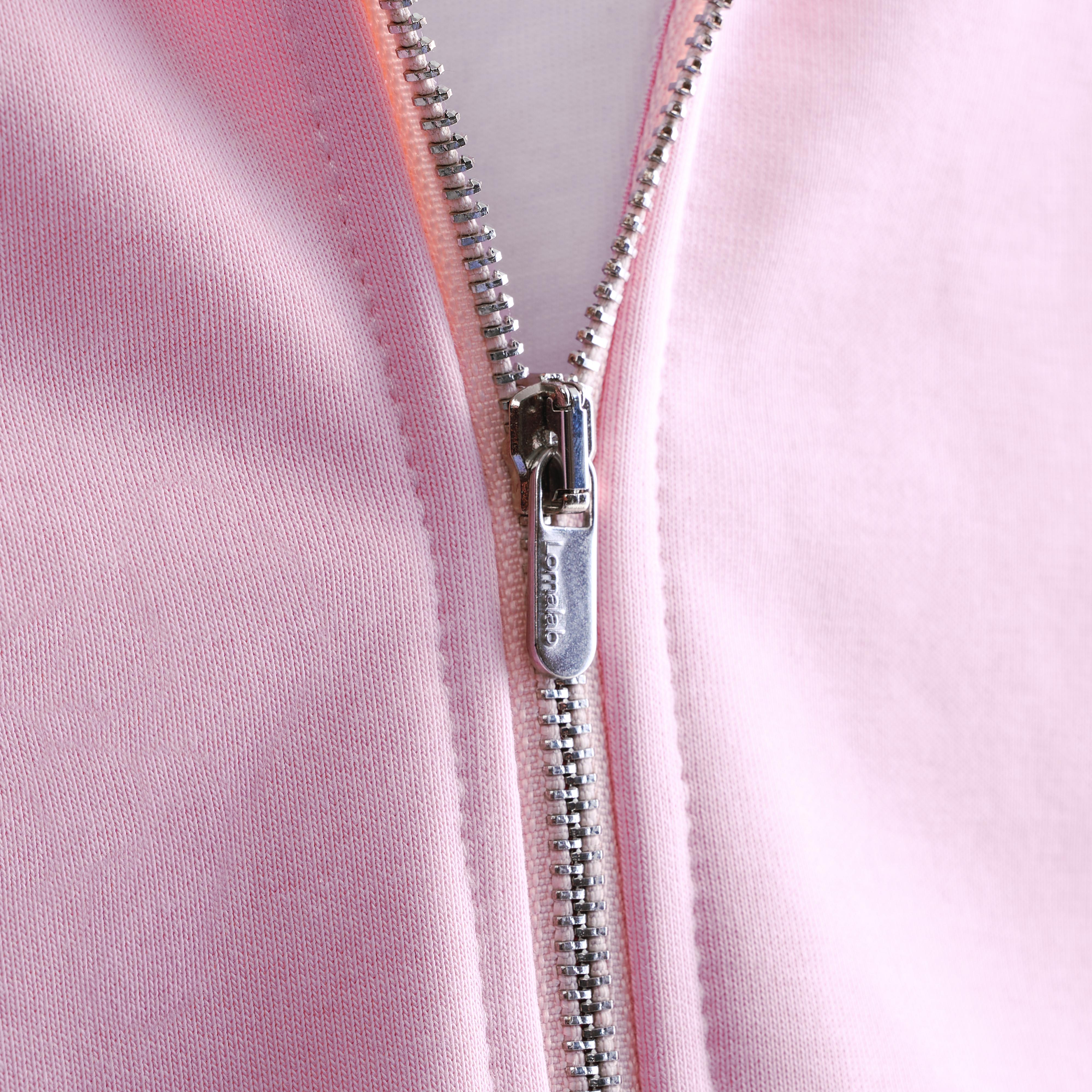 Premium 500gsm Baby Pink Zip Hoodie