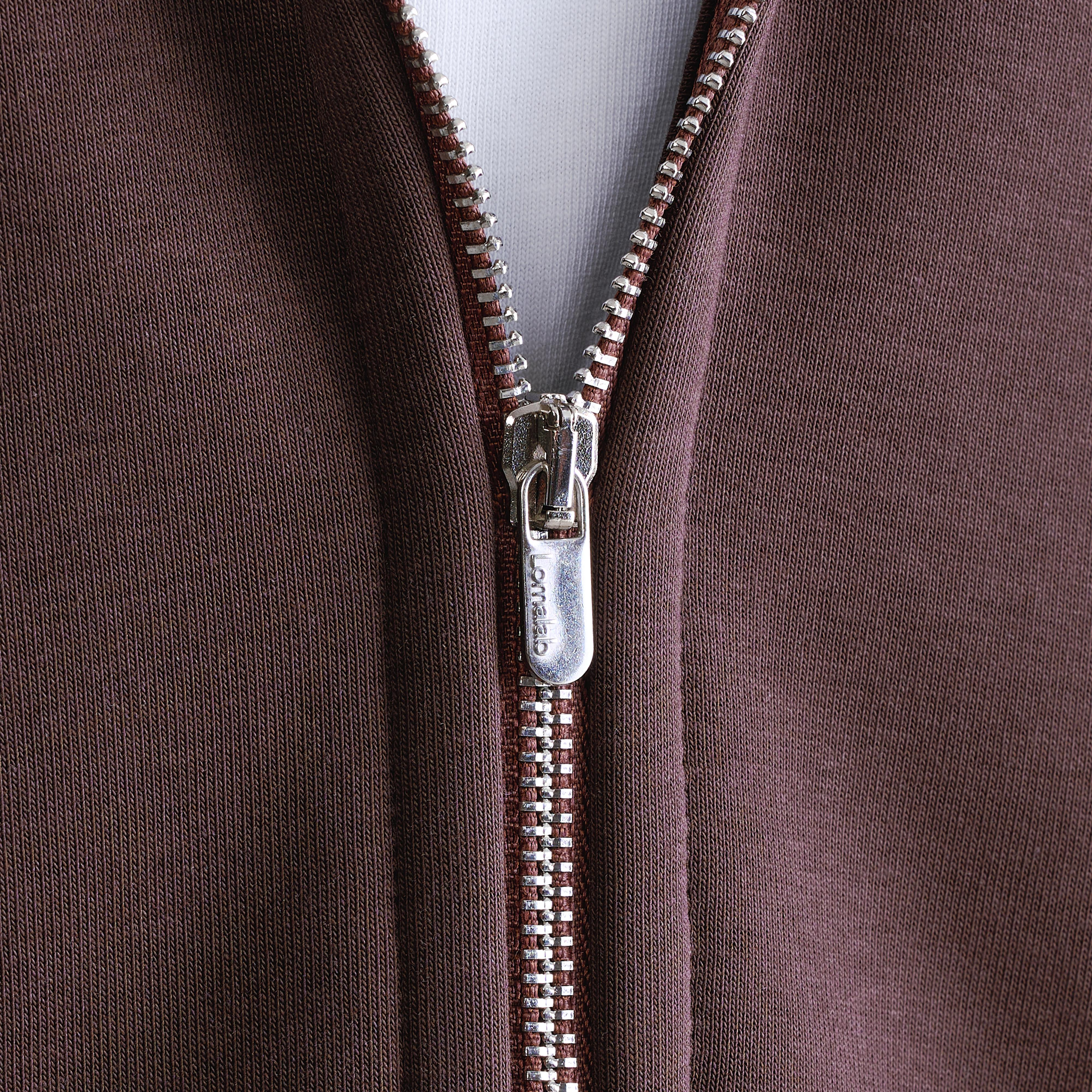 Premium 500gsm Mocha Brown Zip Hoodie