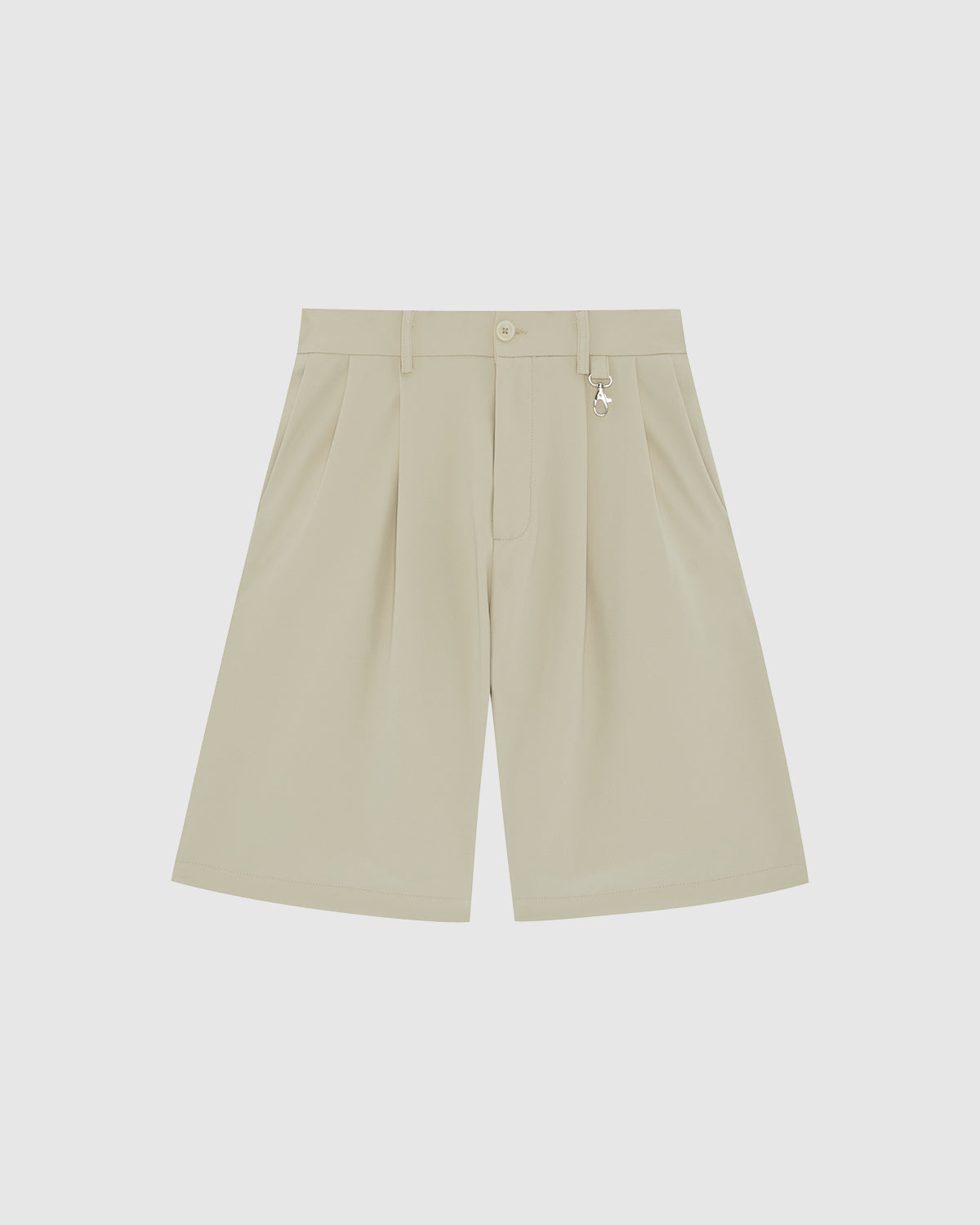 Pure Sand Everyday Pleated Jorts