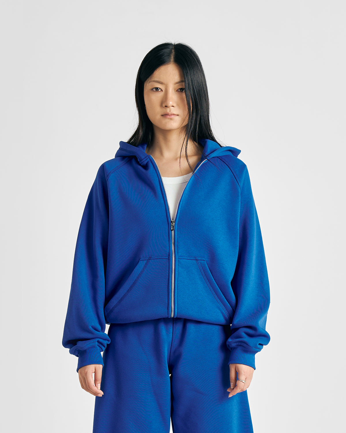 EVERYDAY ROYAL BLUE ZIP HOODIE