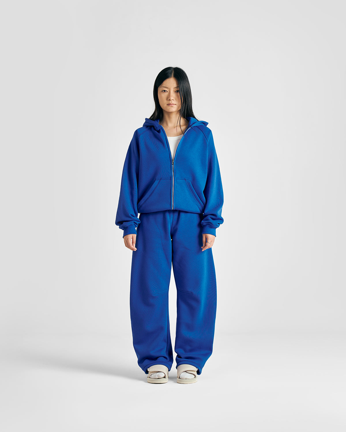 EVERYDAY ROYAL BLUE ZIP HOODIE