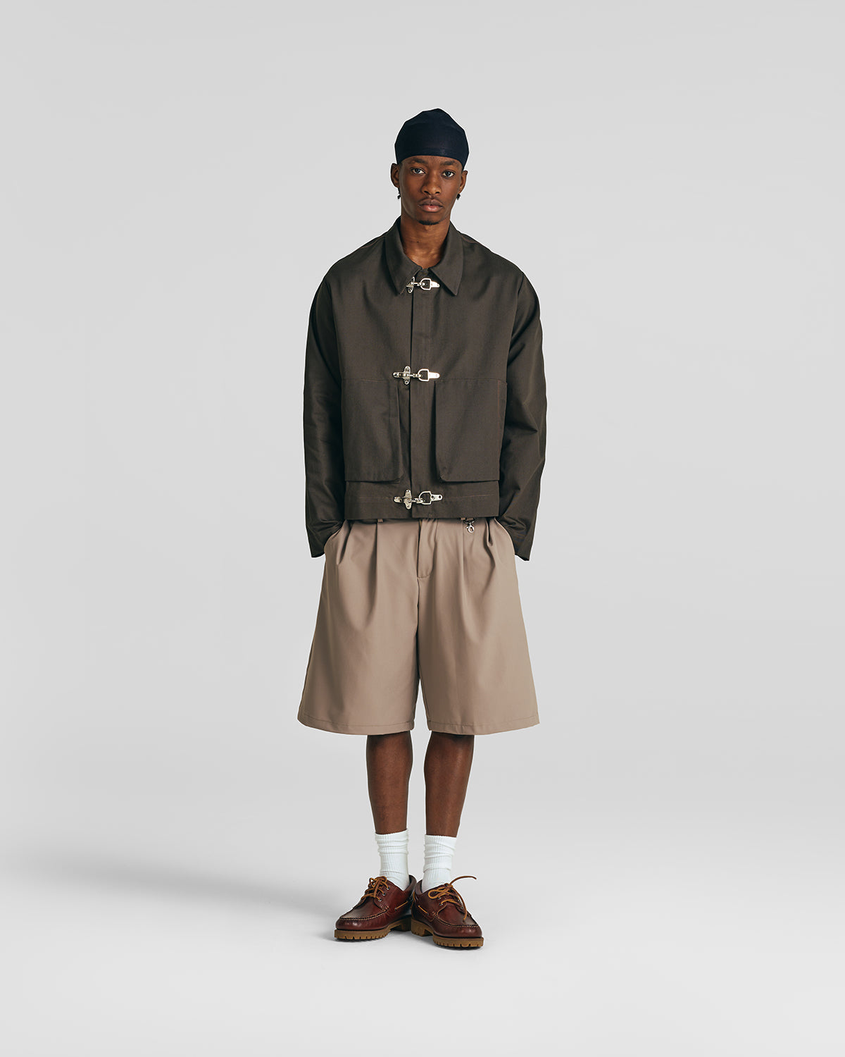 Silk Clay Everyday Pleated Jorts