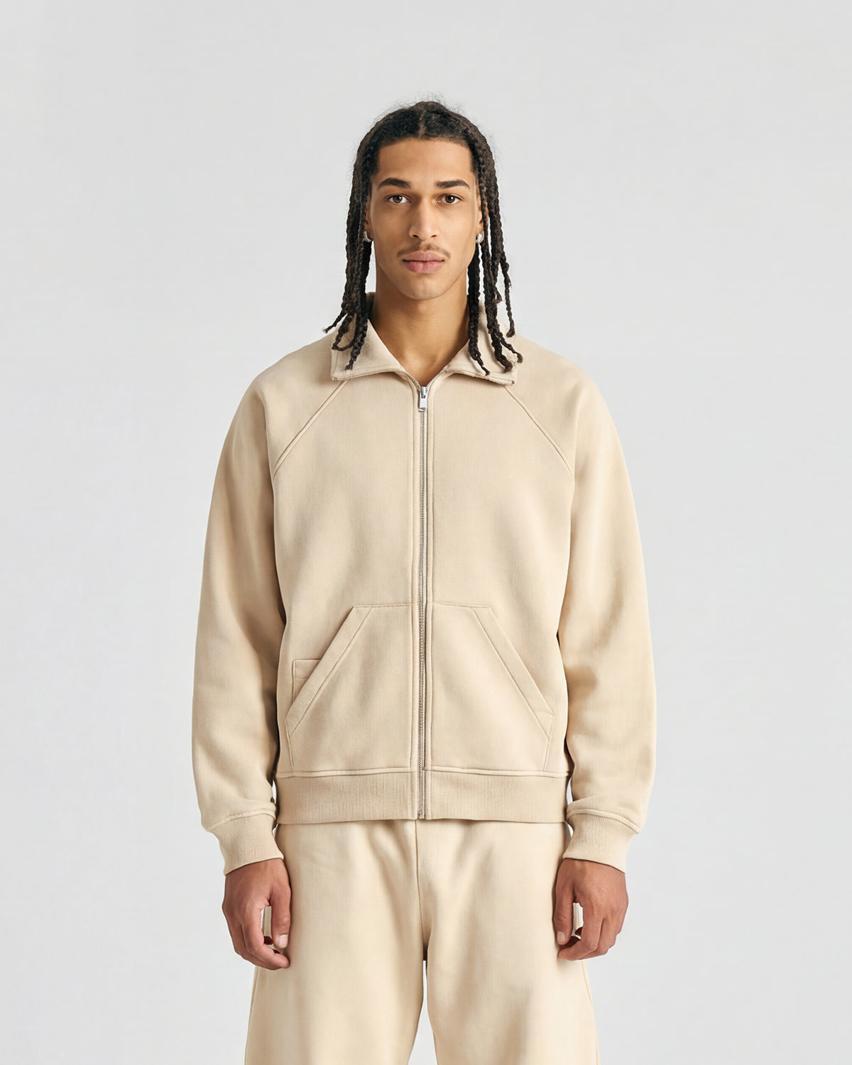 EVERYDAY SOFT SAND FULL ZIP HOODIE