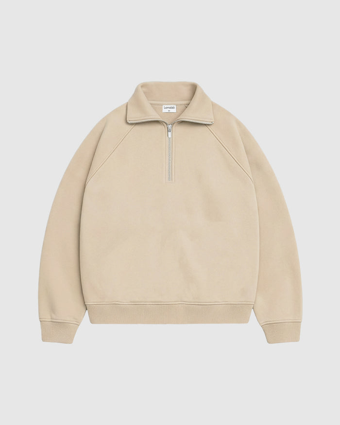 EVERYDAY SOFT SAND HALF ZIP HOODIE