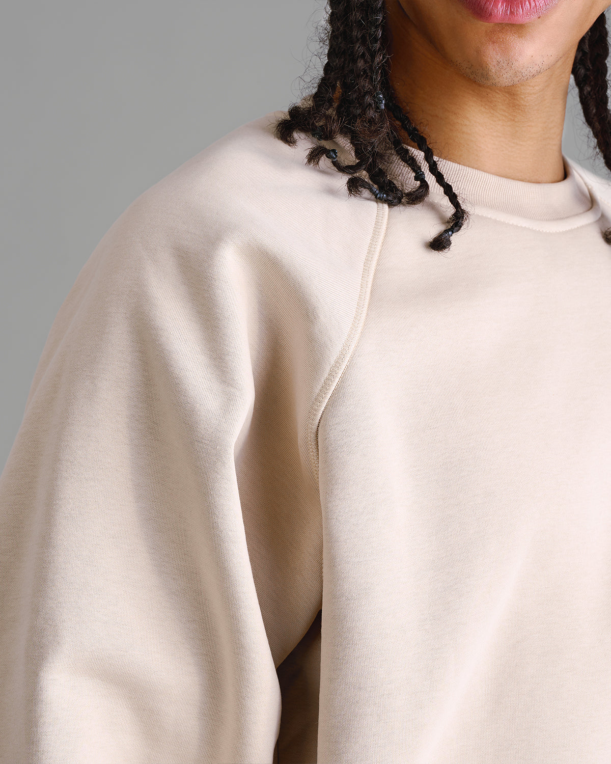 Premium 500gsm Soft Sand Crewneck