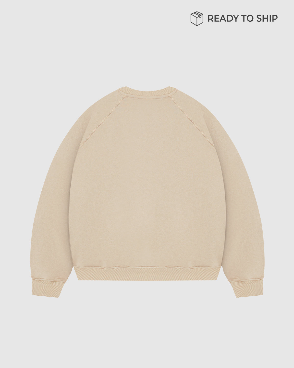 Premium 500gsm Soft Sand Crewneck