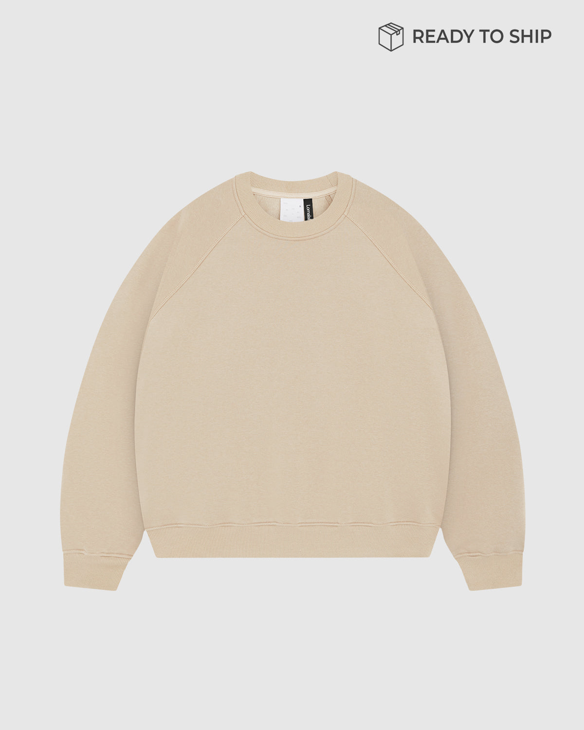 Premium 500gsm Soft Sand Crewneck