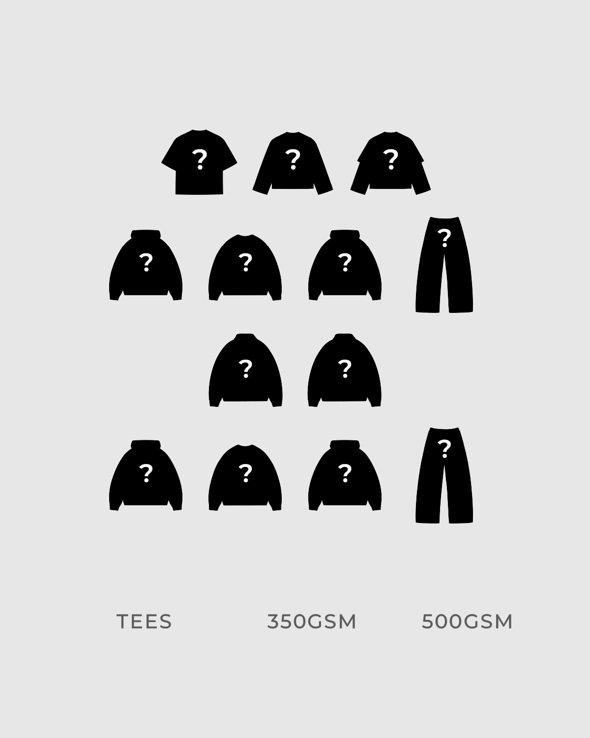 Scatola misteriosa con cappuccio e zip per tutti i giorni