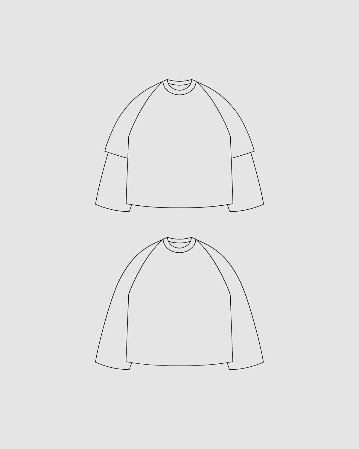 EVERYDAY LONGSLEEVE + DOUBLE-SLEEVE SET