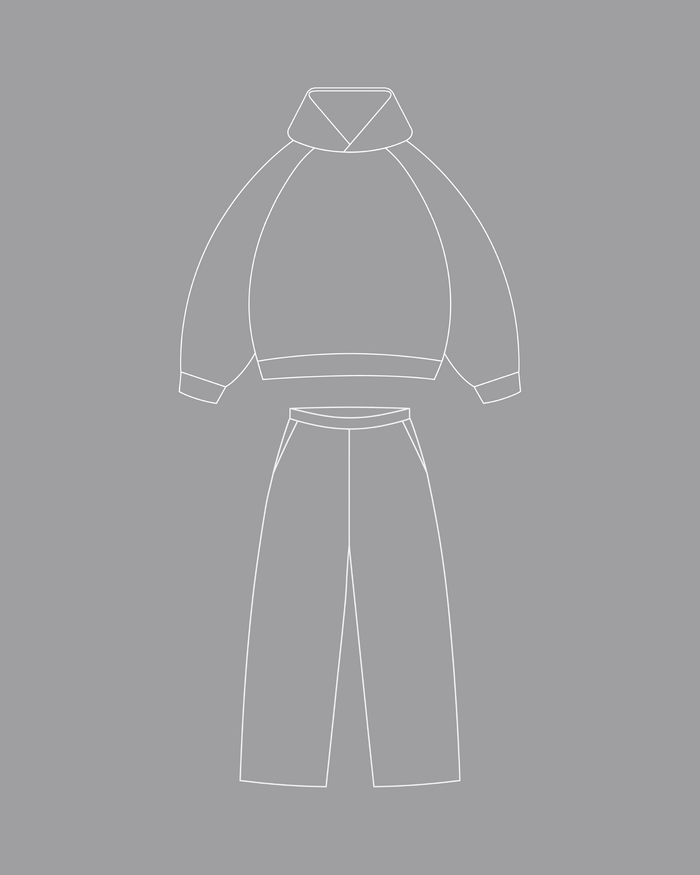 PREMIUM HOODIE + SWEATPANTS SET 500gsm